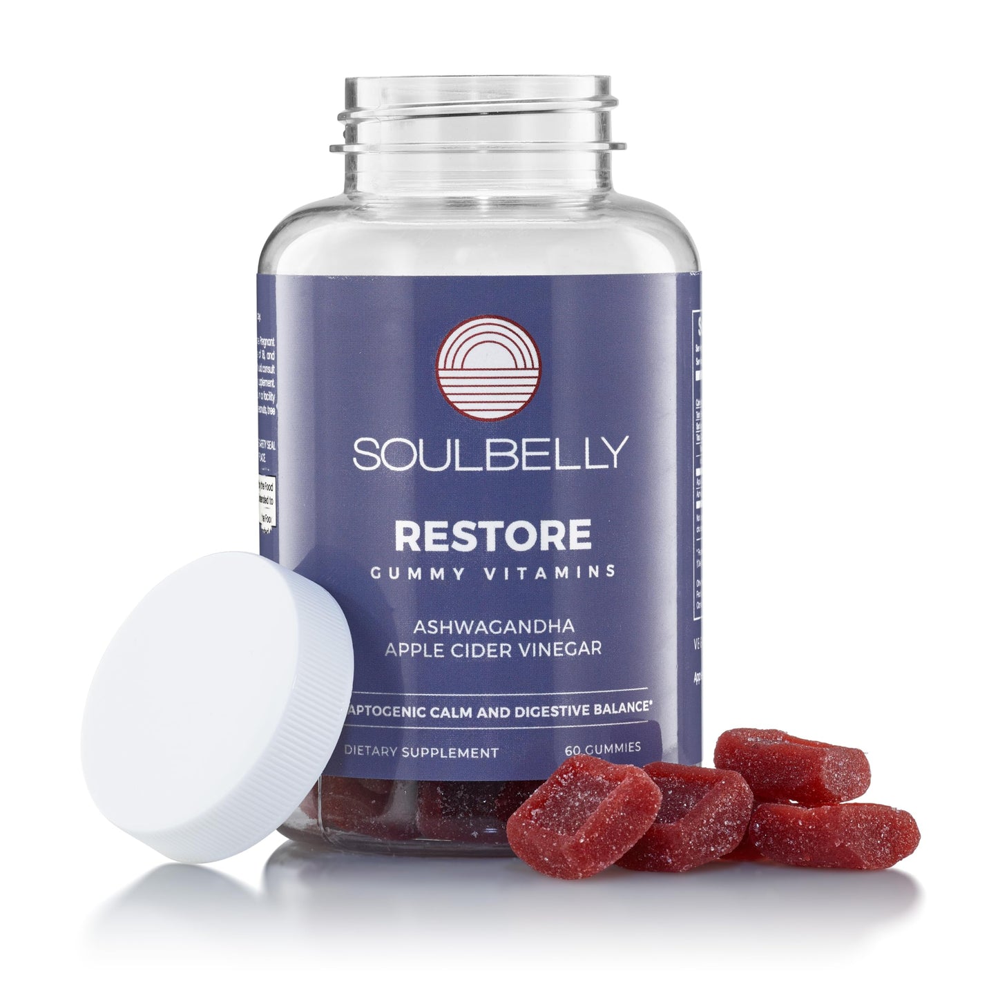 SOULBELLY Ashwagandha + Apple Cider Vinegar Gummies 60 Count