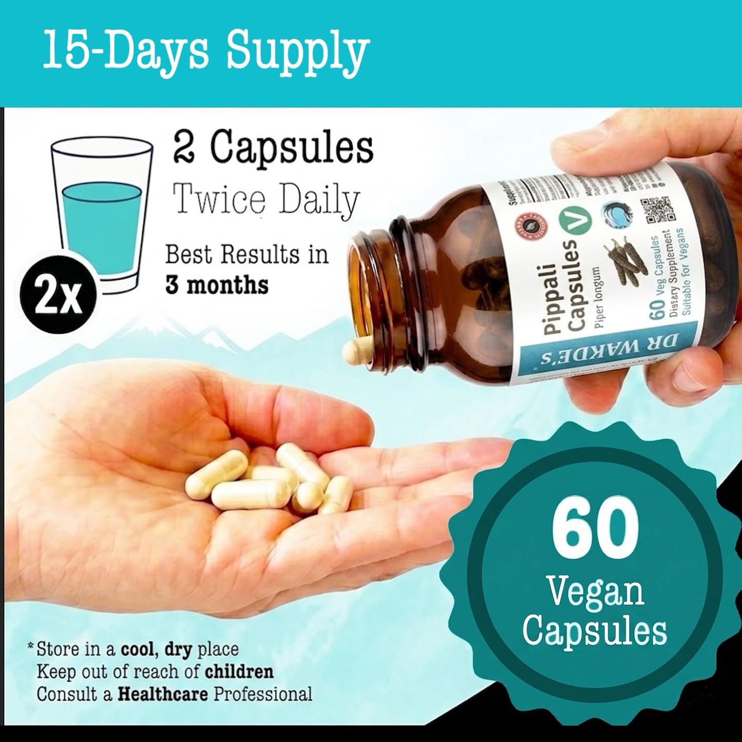 DR WAKDE'S Pippali Capsules 1 Count