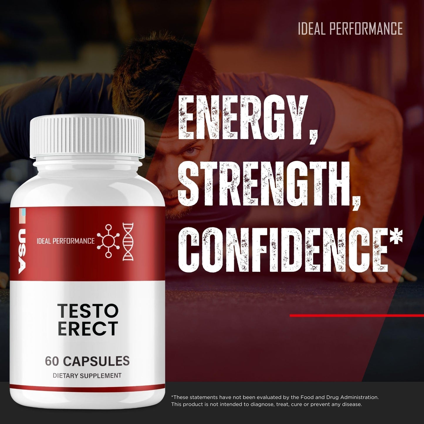IDEAL PERFORMANCE TestoErect Capsules 60 Count