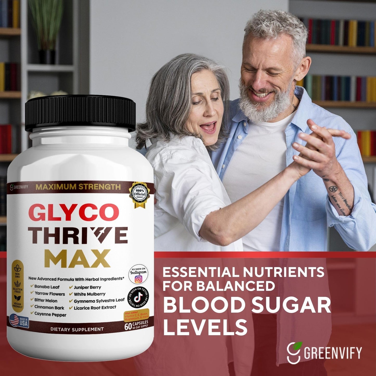GREENVIFY Glyco Thrive Max Capsule, 60 Count