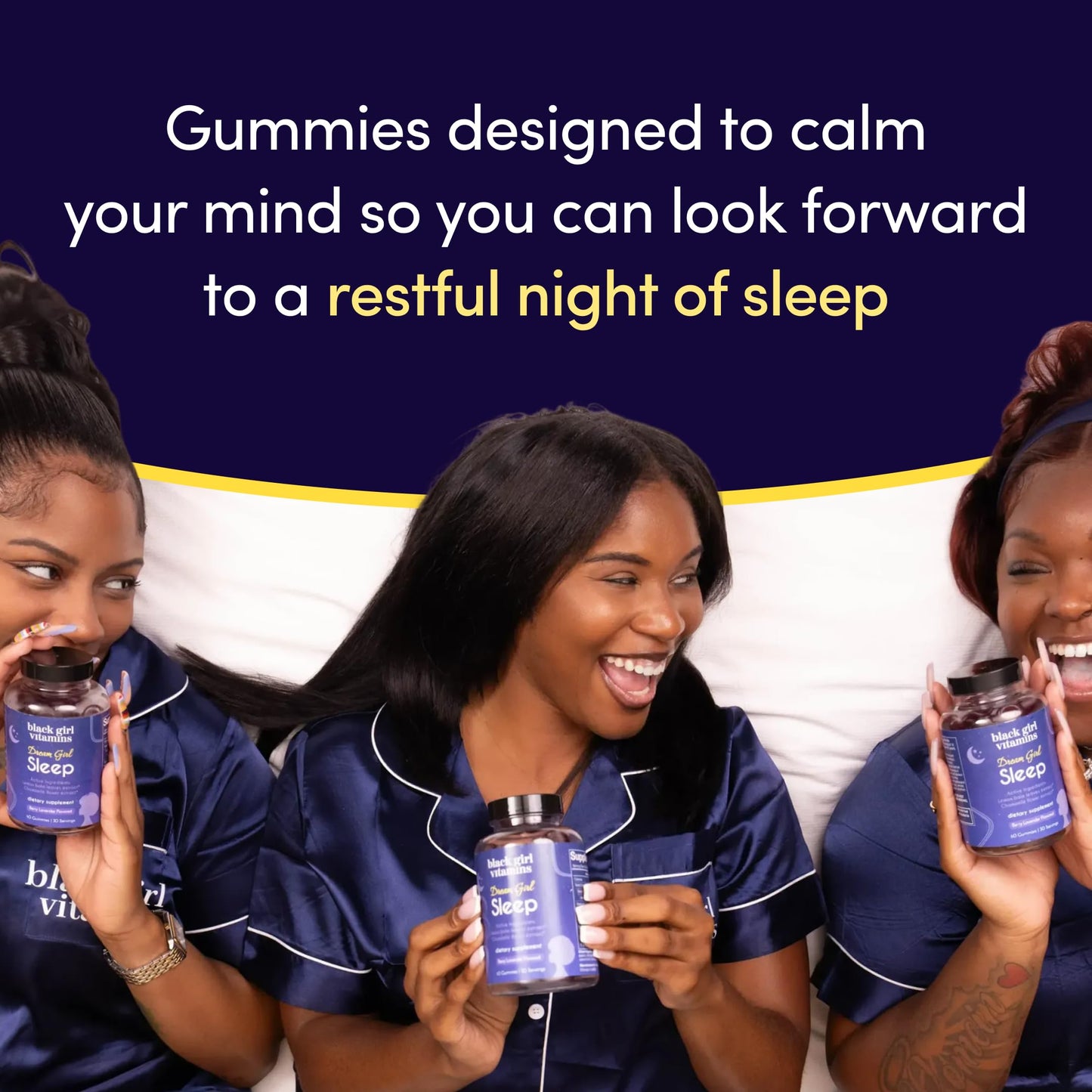 Black Girl Vitamins Sleep Gummies, 60 Count