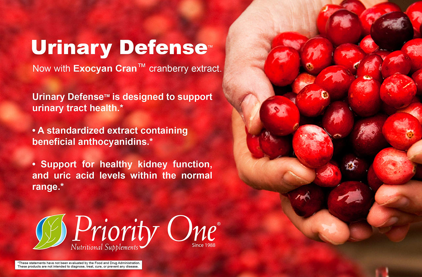 Priority One Urinary Defense Capsule, 100 Vegetarian Capsules