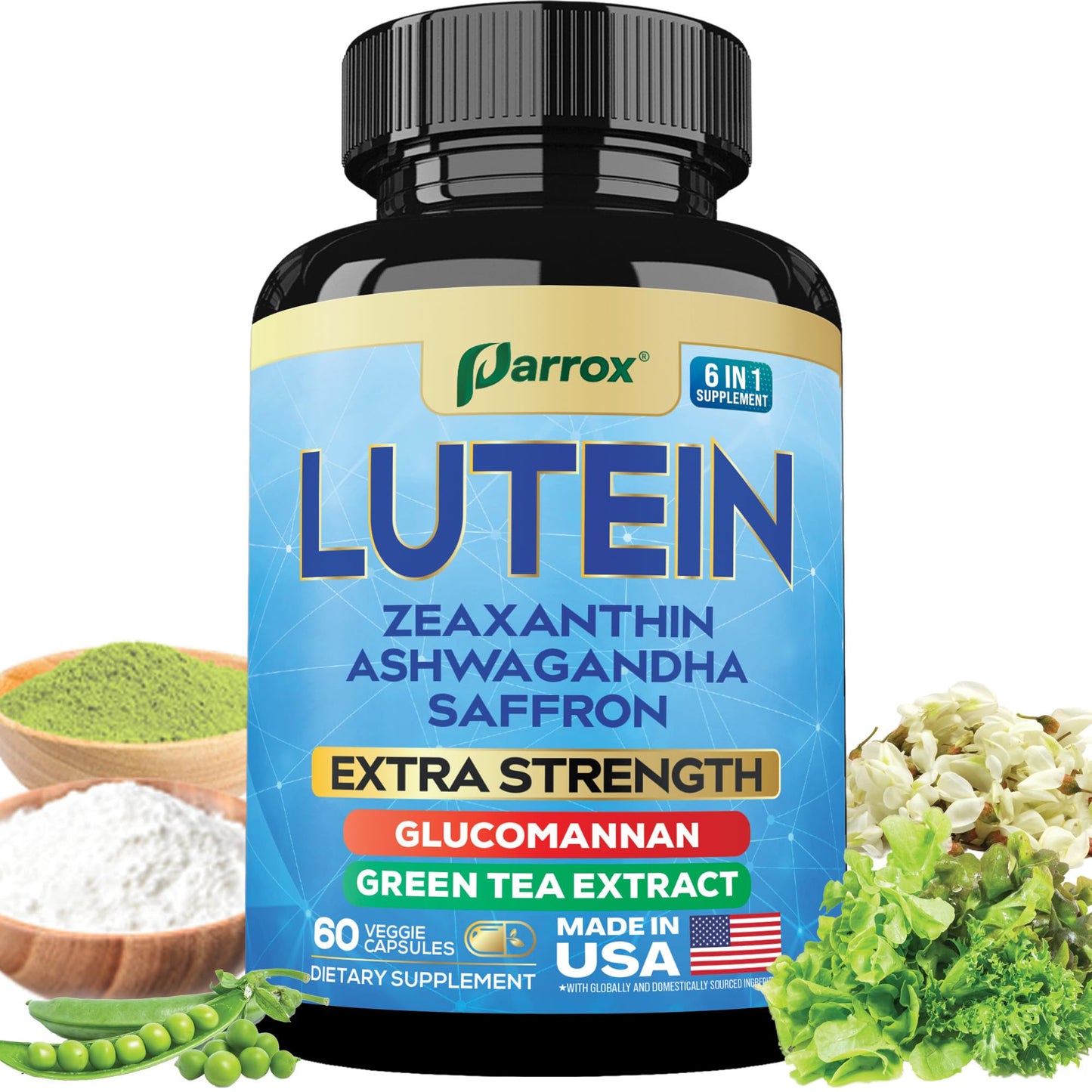 Parrox Lutein Supplement Capsule 60 Count