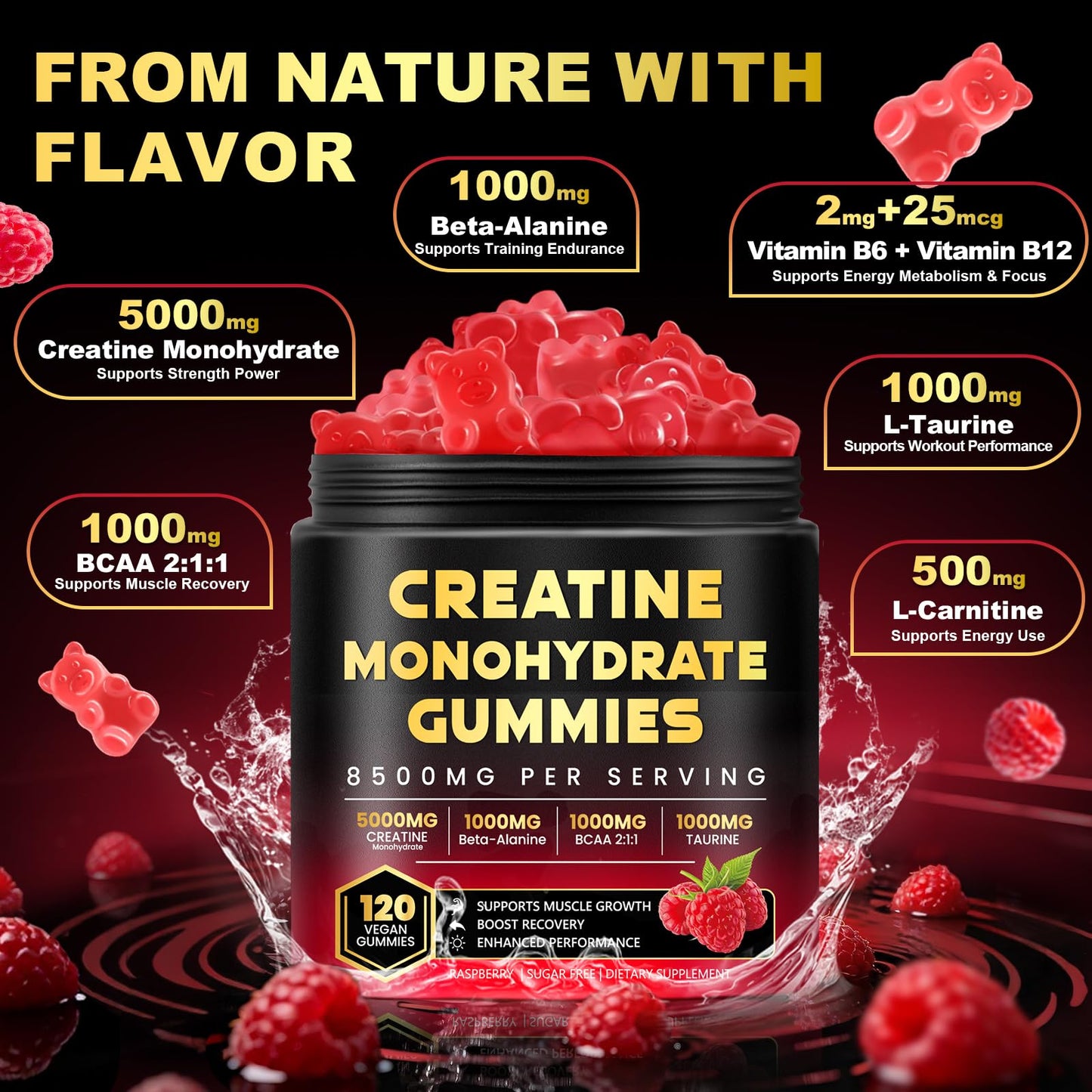 ZyterX Creatine Monohydrate Gummy 1 Count