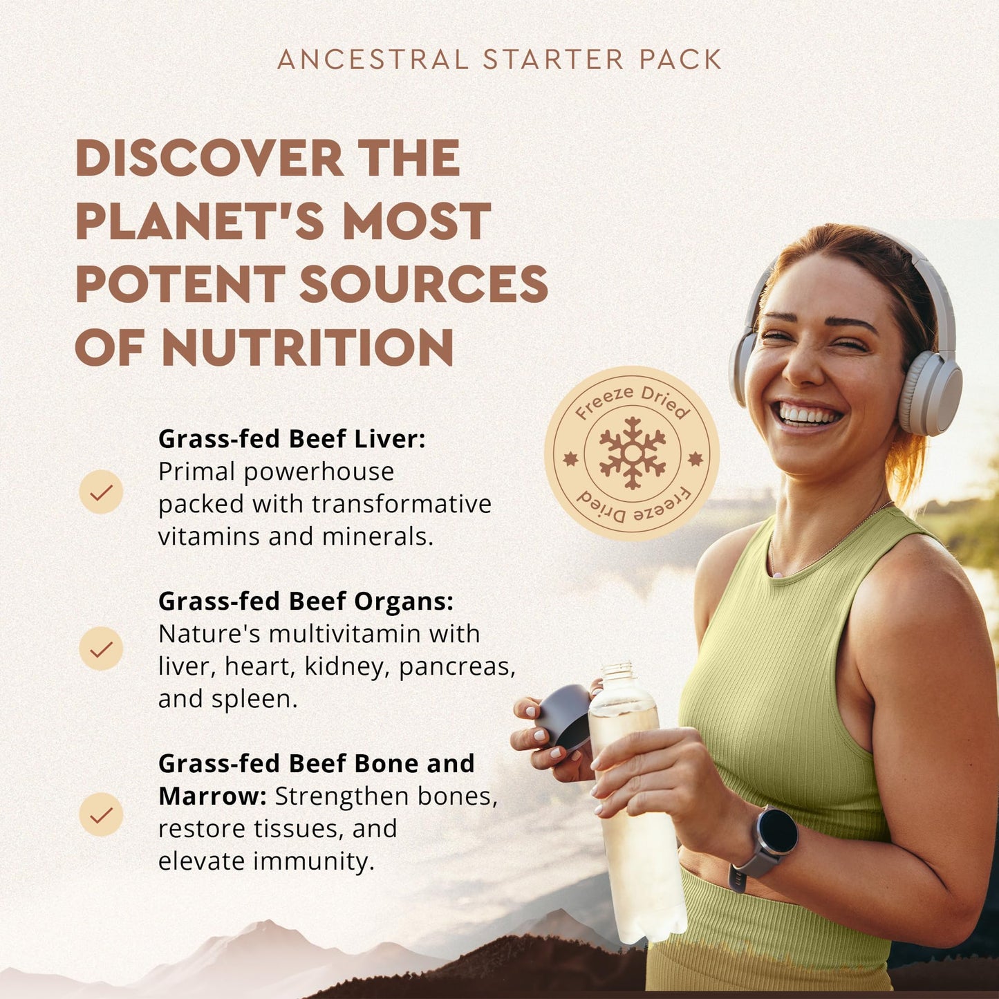 Ancestral Supplements Beef Organs and Stack Variation Organs Starter Pack 540 Capsules
