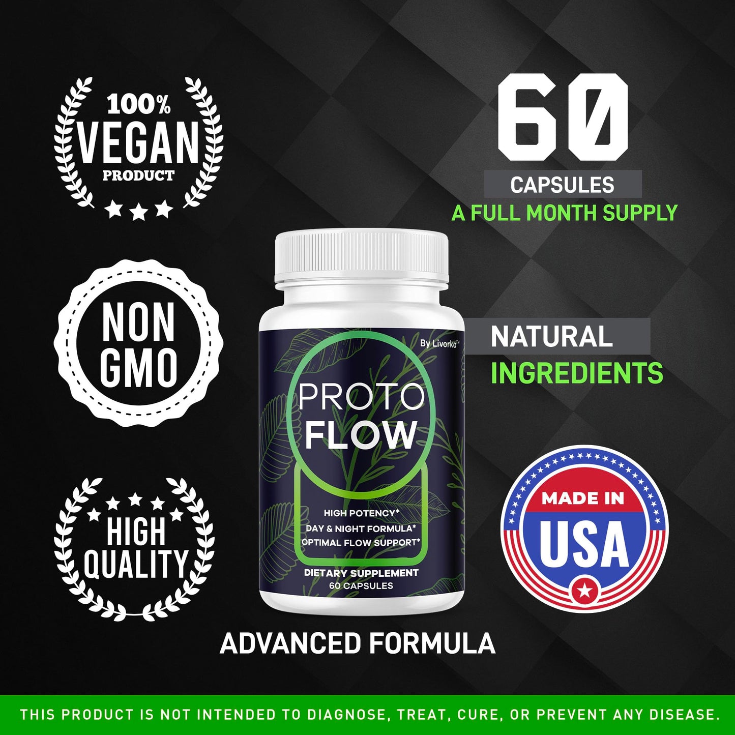 LIVORKA Proto Flow Capsule 180 Capsules
