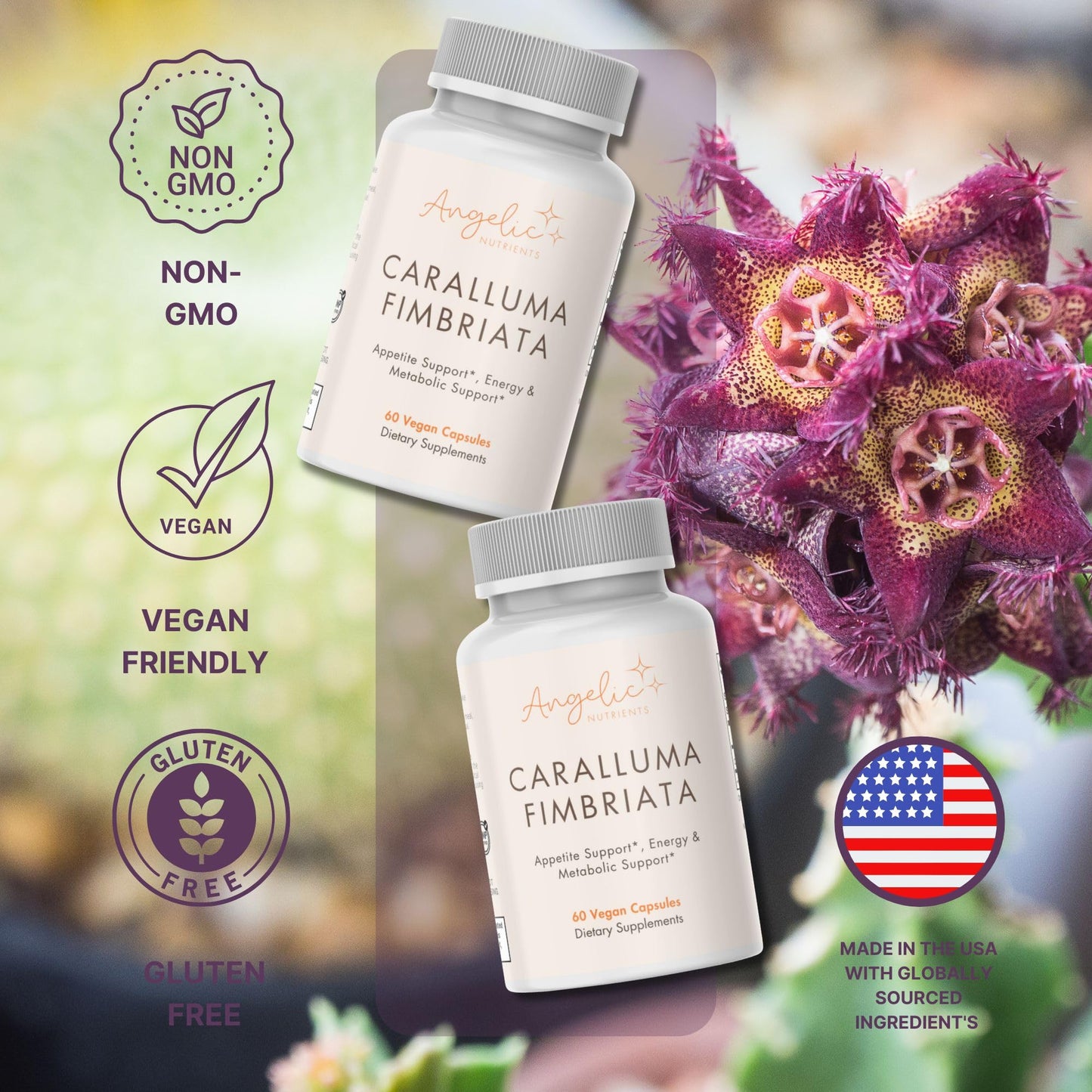 Angelic Nutrients Caralluma Fimbriata 60 Capsules