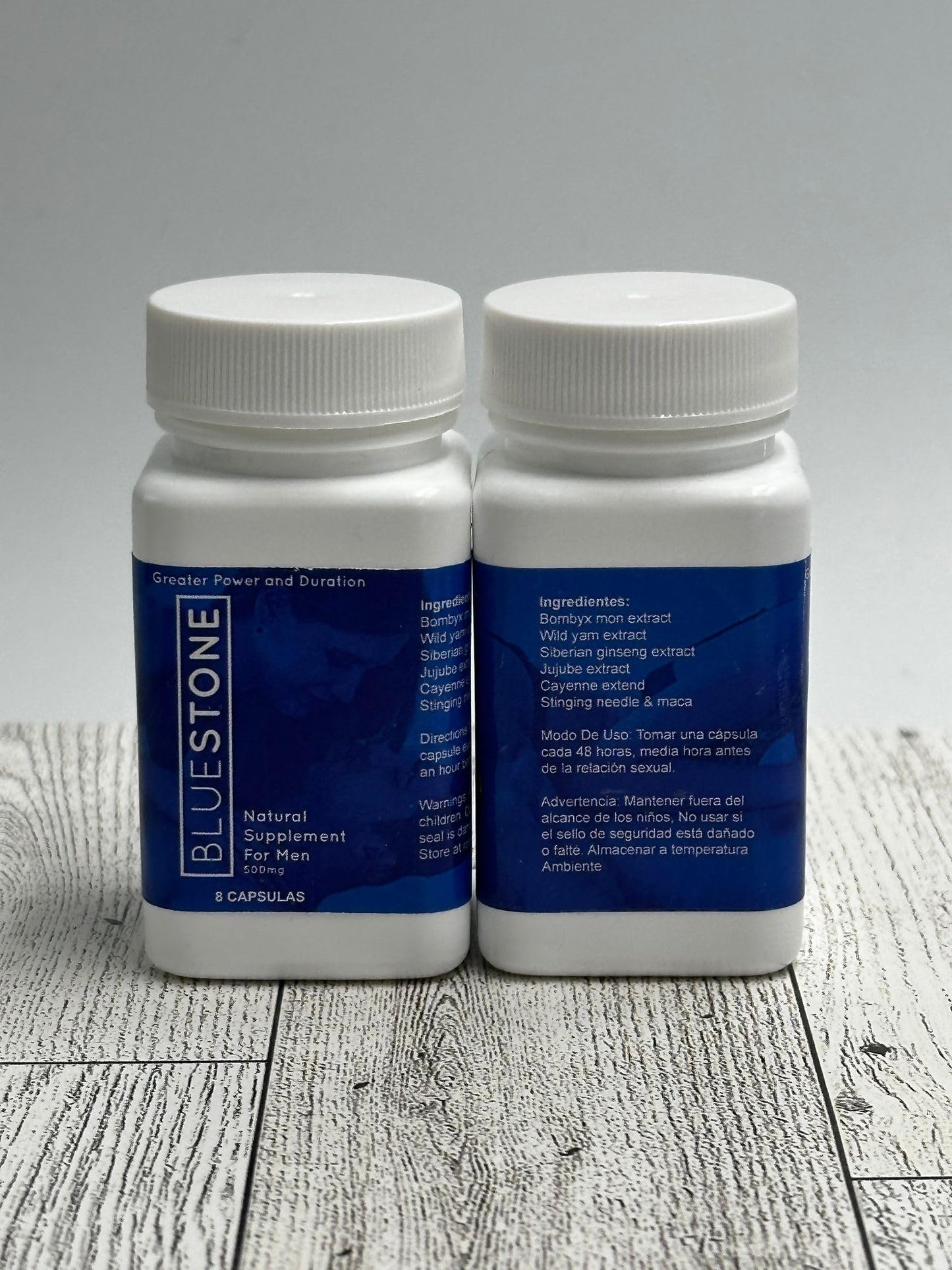 Generic Bluestone Capsules for Energy and Vitality, Natural Ingredients, 8 Count