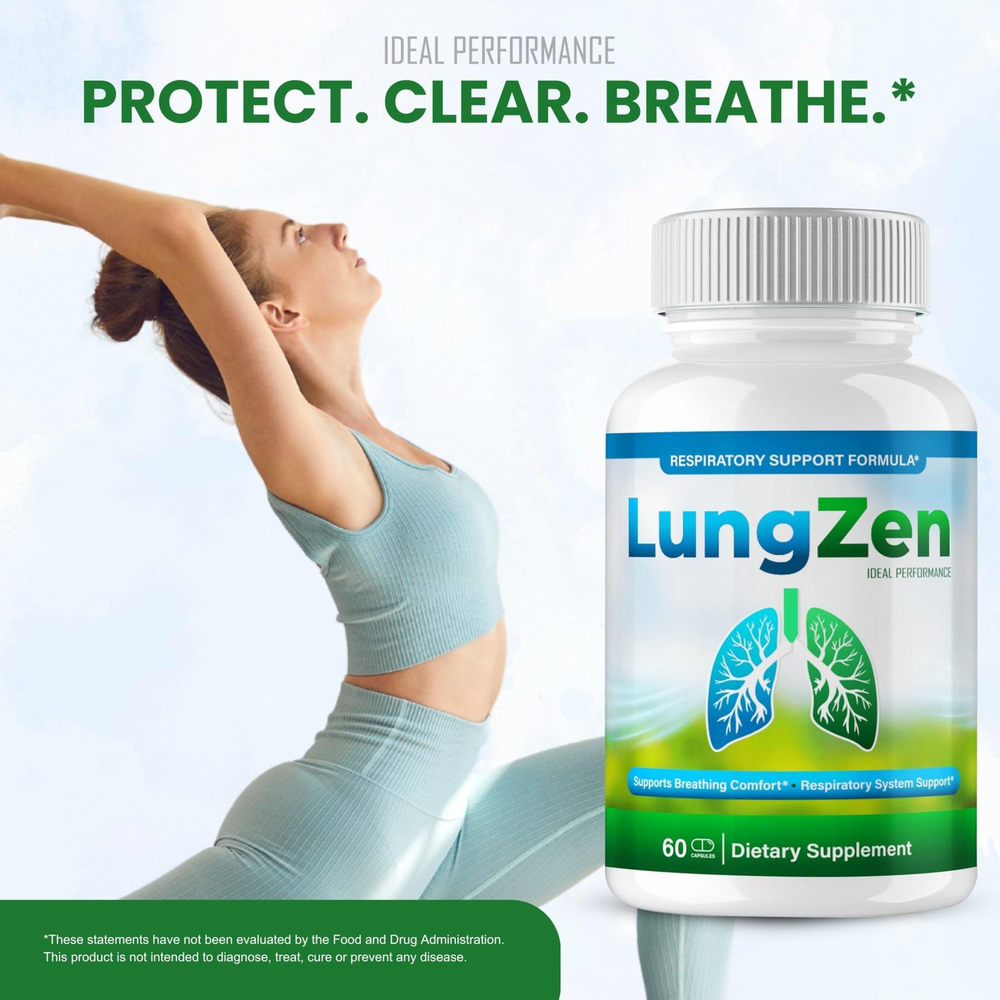 IDEAL PERFORMANCE LungZen Capsules 120 Count