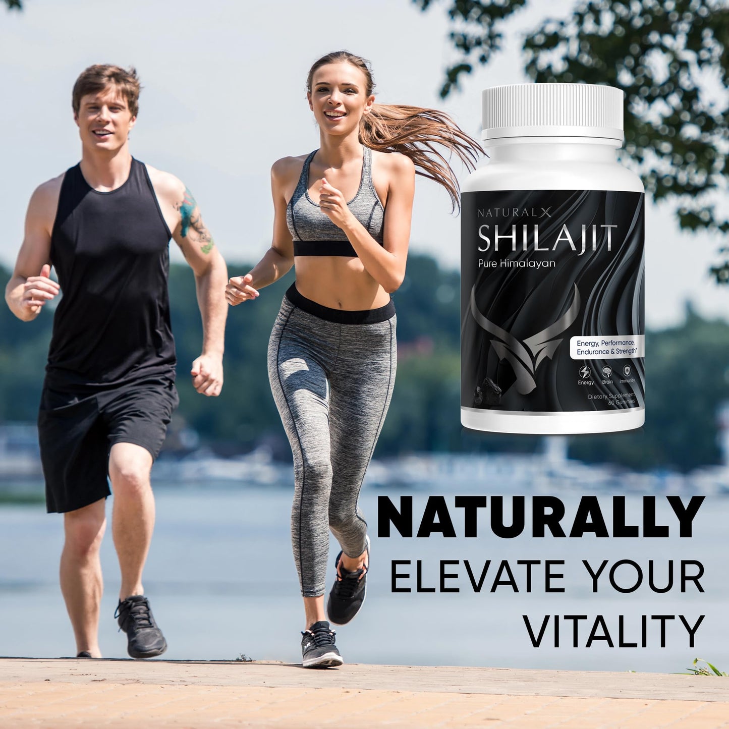 Natural X Pure Shilajit Gummies Gummy 60 Count