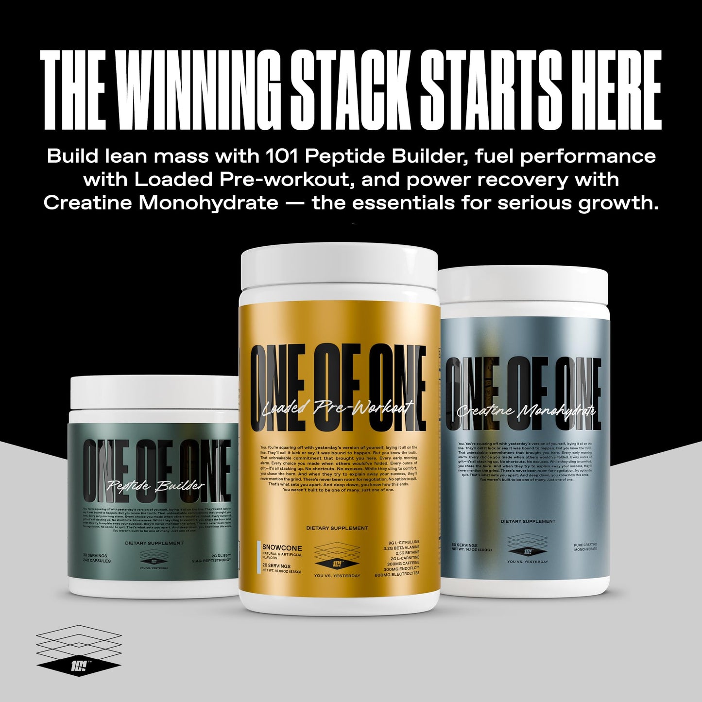 ONE OF ONE Loaded Pre-Workout Powder 1.18 lb