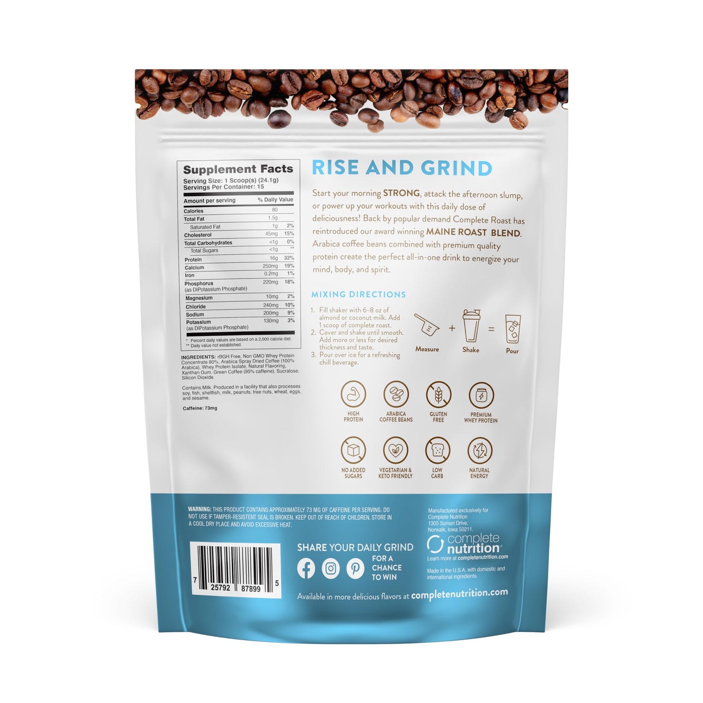 Complete Nutrition Complete Roast Powder 44.09 Ounce