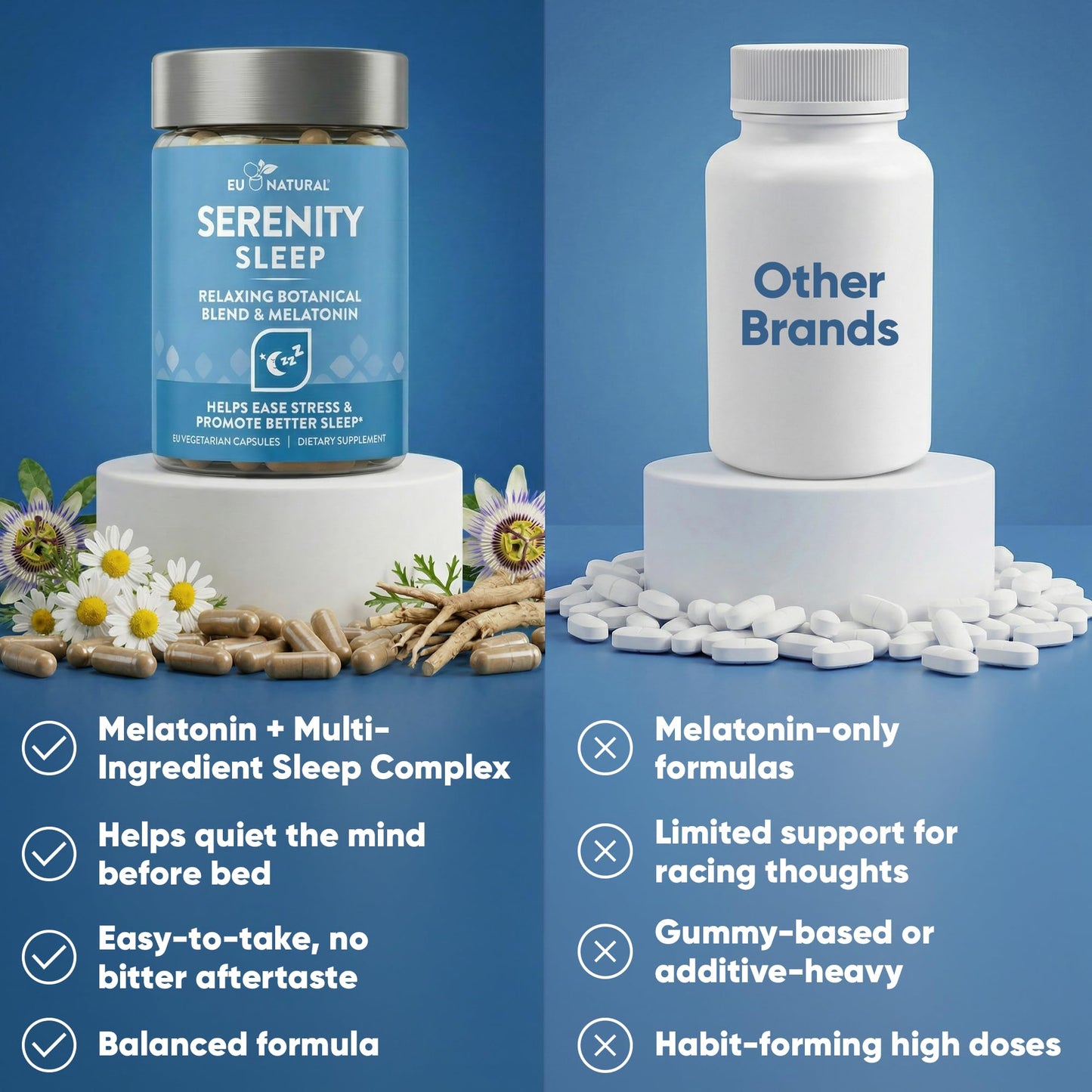 Eu Natural Serenity Sleep Natural Sleep Aid Capsules 60 Count