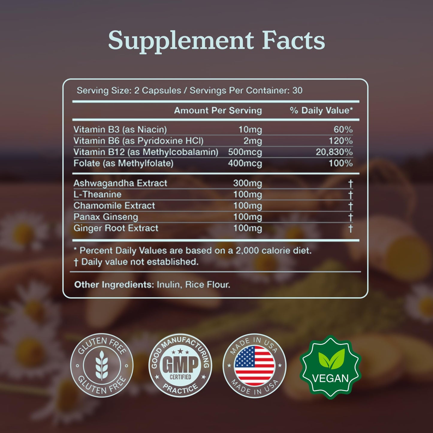 More. Longevity & Wellbeing Chill Pill Capsules, 60 Capsules