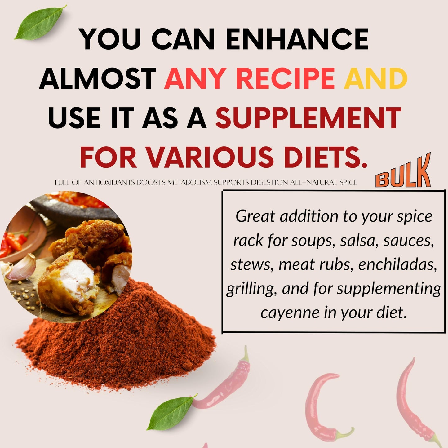 Sweet Sunnah Cayenne Pepper Powder 16 oz