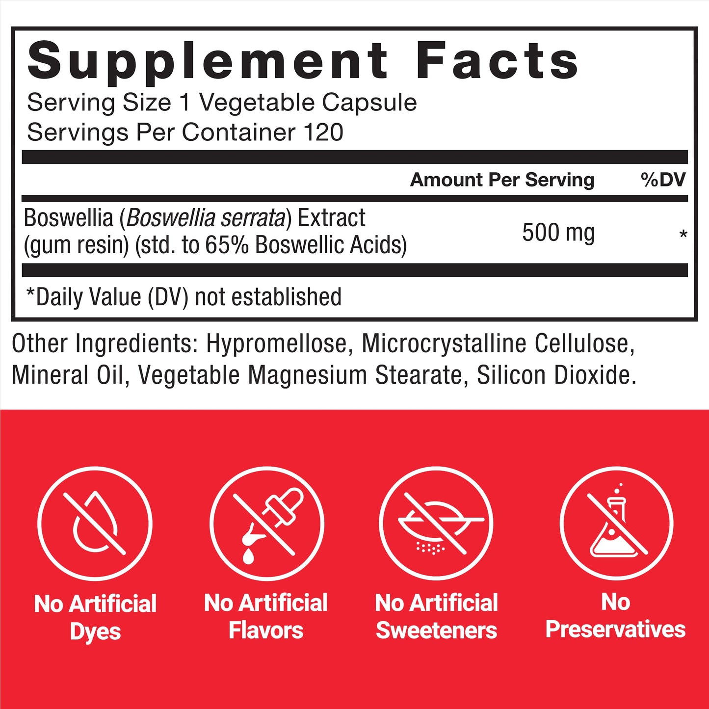 Force Factor Boswellia Extract Capsules 120