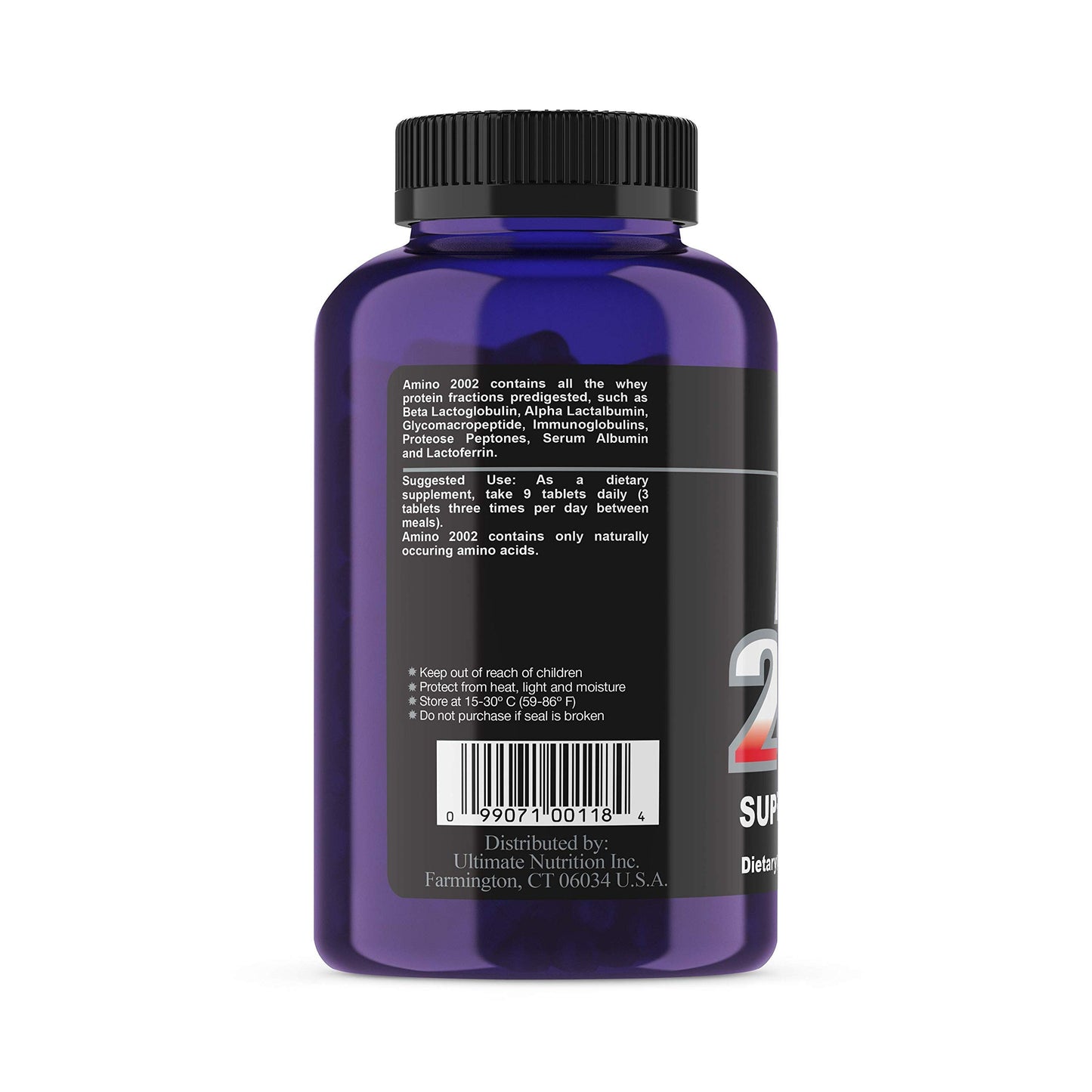 Ultimate Nutrition Amino 2002 Super Whey Formula Amino Acid Tablets, 100 Tablets
