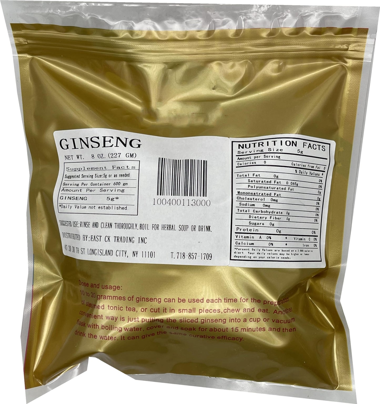 President Brand American Ginseng Capsules, 8 Capsules