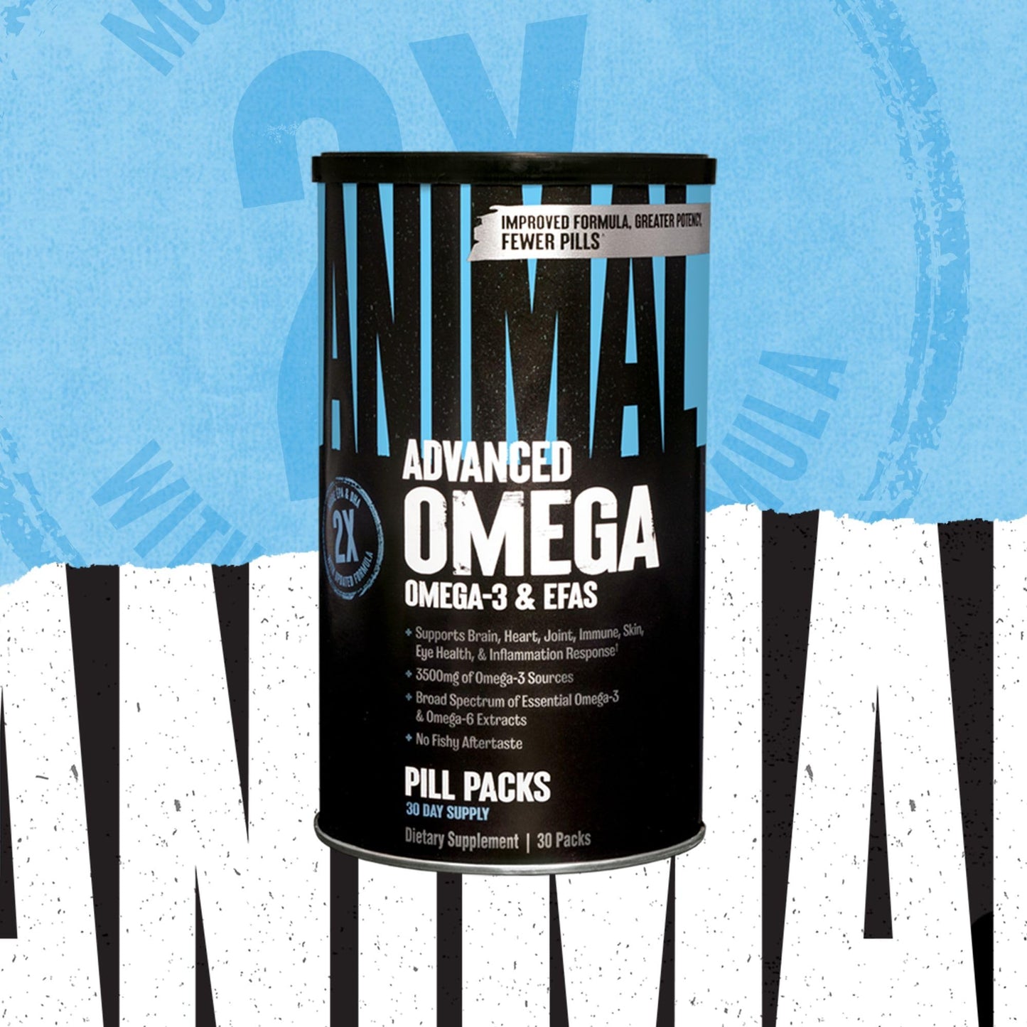 Animal Omega 3 & 6 Supplement with Creatine Tablets, 150 Tablets
