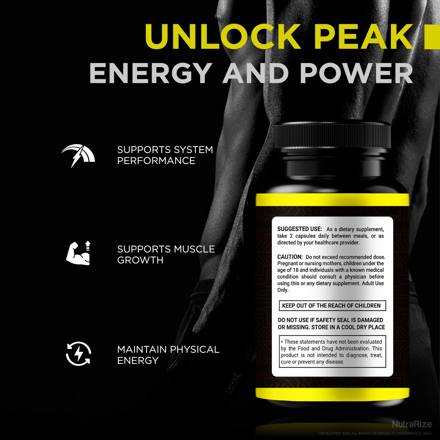 NutraRize Nordic Power Capsules 180 Capsules