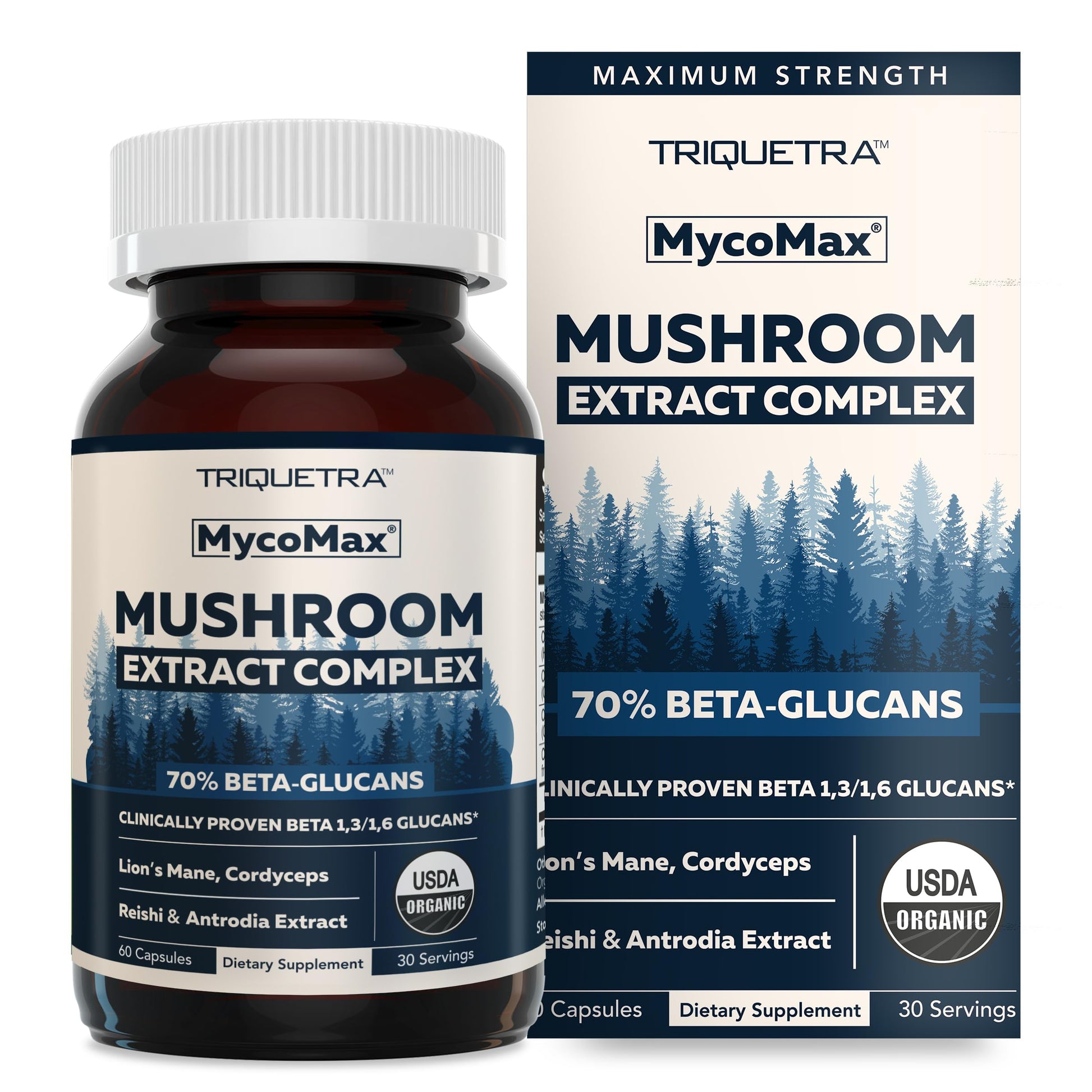 Triquetra Health MycoMax Mushroom Complex 60 Capsules