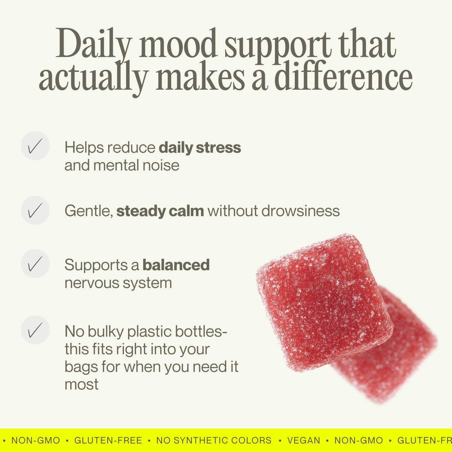 PROXY Panic Sour GABA L-Theanine Calm Sleep Gummies, 30 Count