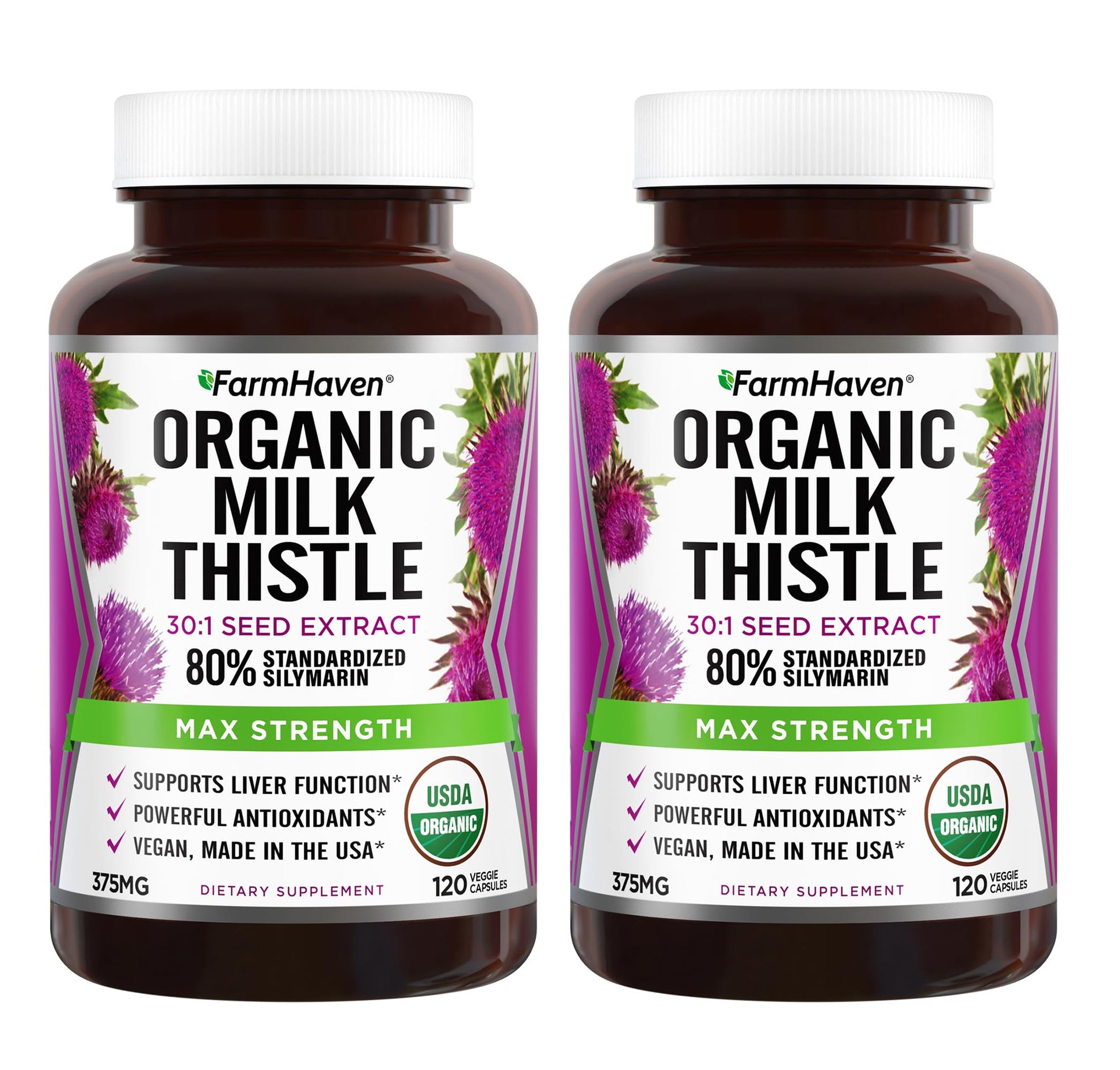 FarmHaven Milk Thistle 240 Capsules