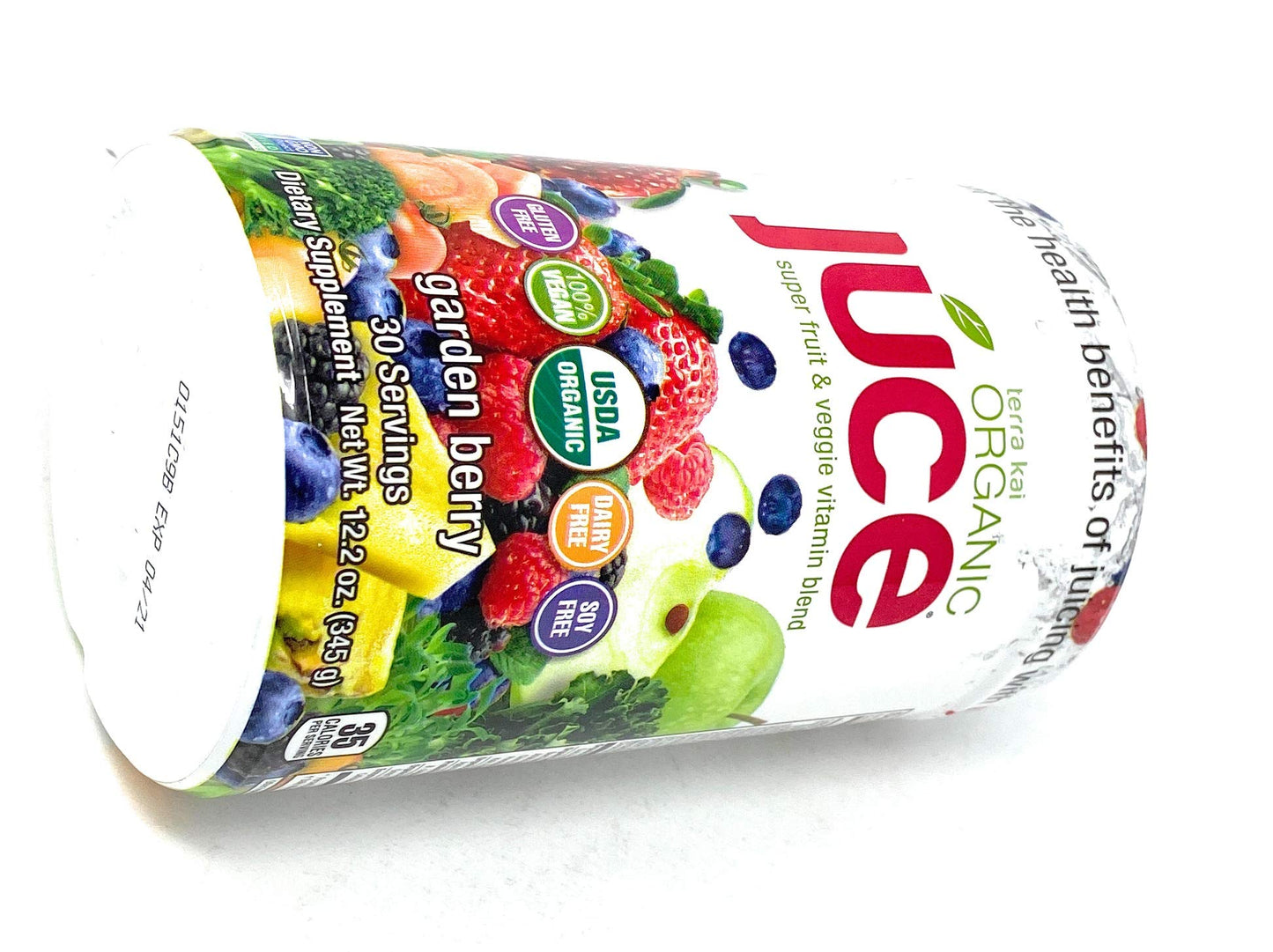 Terra Kai Organics Juce Super Fruit and Veggie Blend Drink Powder 12.2-Ounce