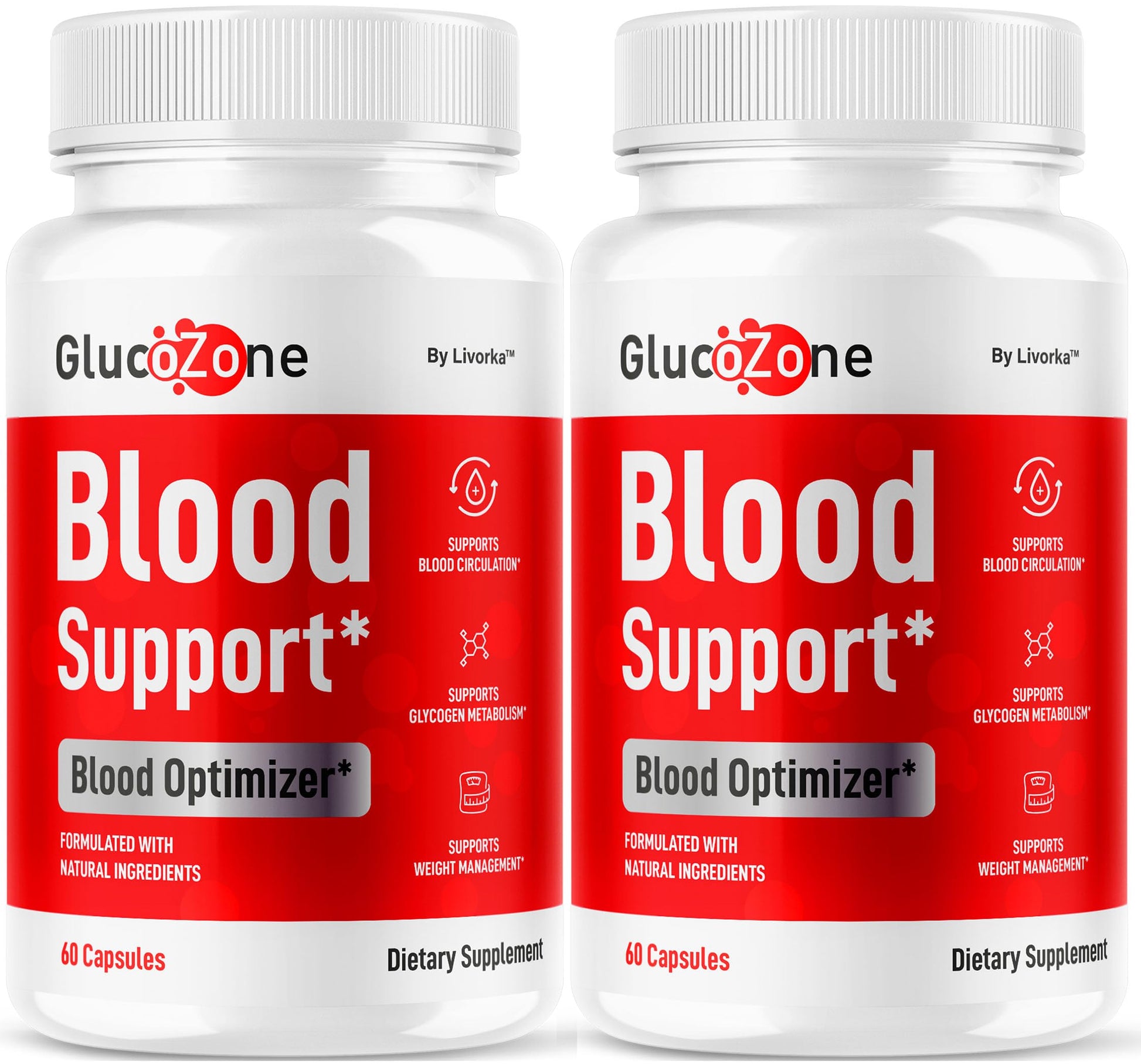 LIVORKA GlucoZone Blood Support Capsules, 120 Capsules