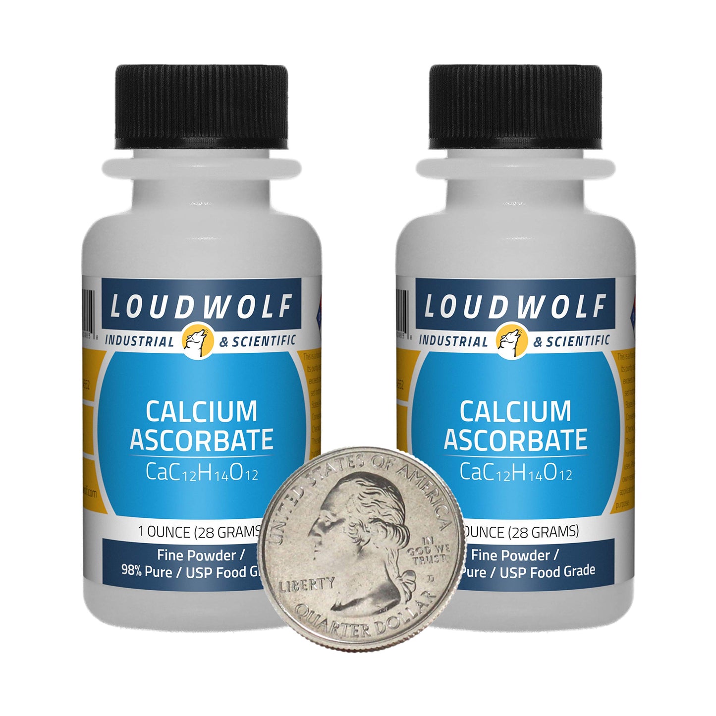 Loudwolf Calcium Ascorbate Powder 2 Bottles
