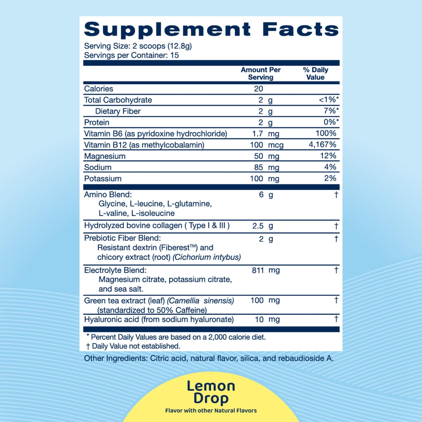 Replenza Daily Replenisher GLP-1 Nutritional Support Powder, 30 Scoops
