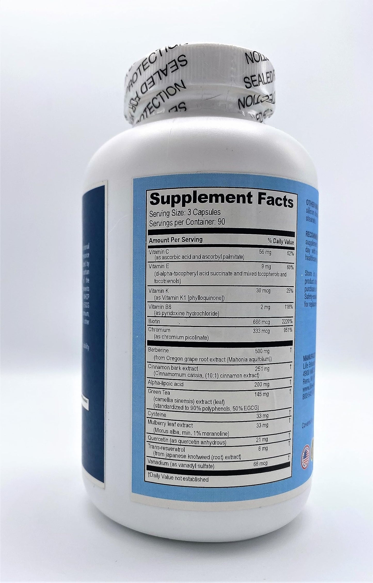 Life Enhancement Insulife-B 270 Capsules