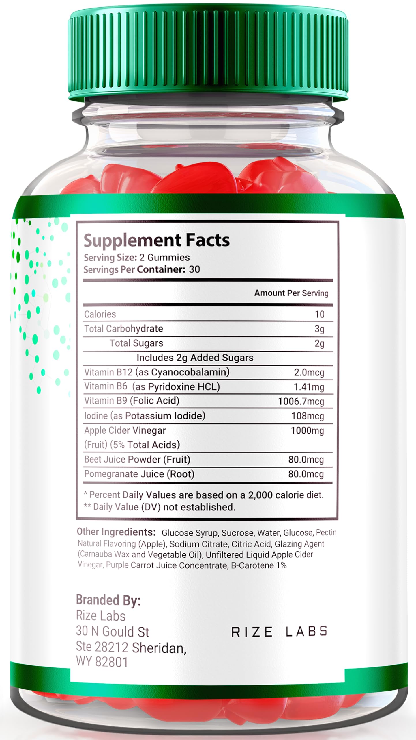 Rize Labs Puradrop Extra Power Gummies for Weight Loss Management, Extra Strength, Keto ACV (Apple Cider Vinegar) Gummy Supports Healthy Metabolism, 60 Gummies