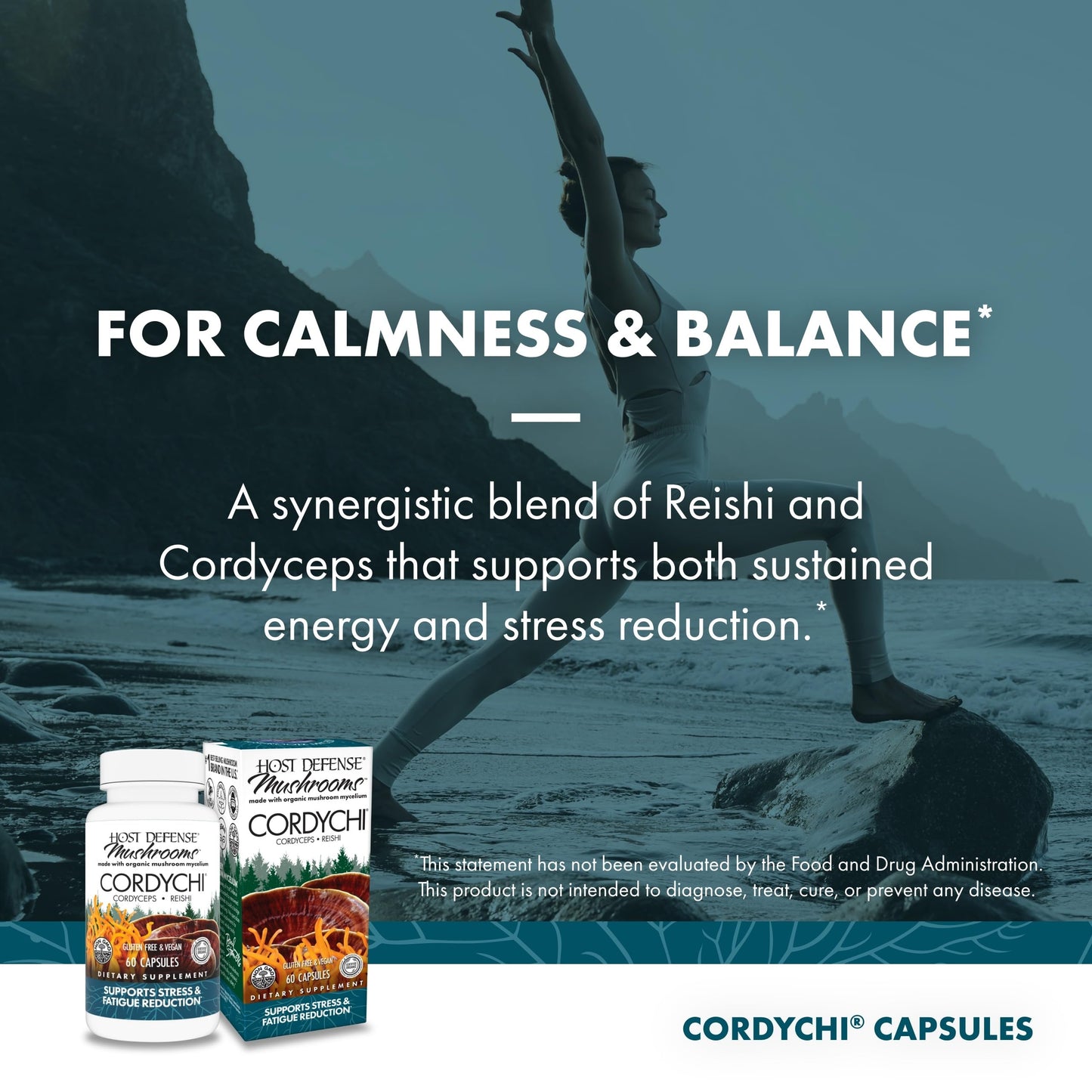Host Defense CordyChi Capsules 60 Capsules