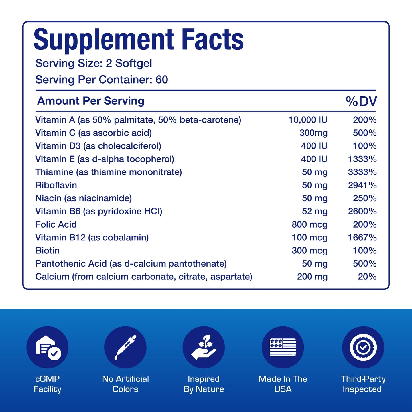 Anabolic Laboratories 30-In-1 Adult Multivitamin with Iron Softgels 120