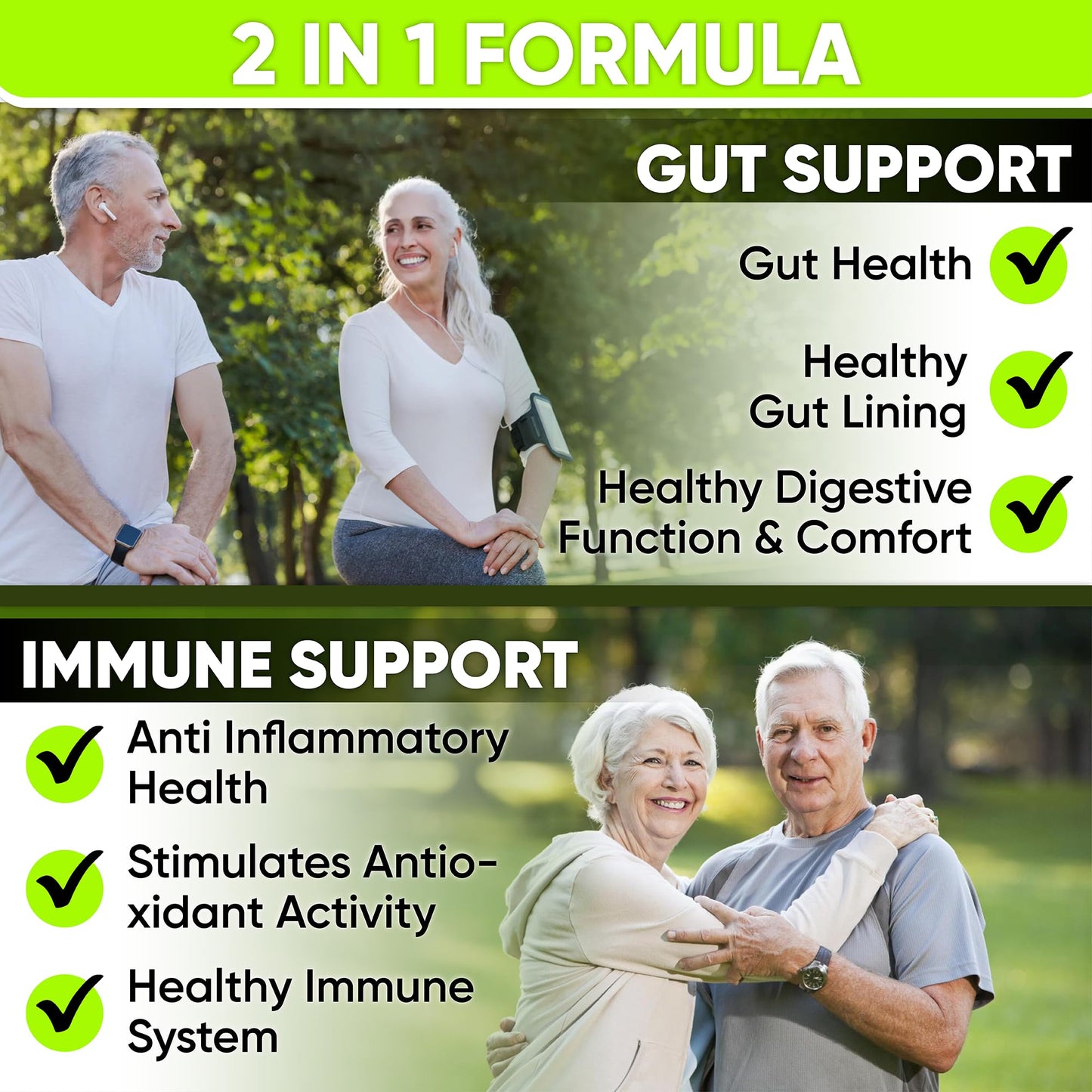 NutraPro Complete Gut Health for Women and Men with Probiotic, Prebiotic, Postbiotic & Digestive Enzymes to Support Digestive Lining Health, Digestion Health, Occasional Gas, and Discomfort Capsules 60
