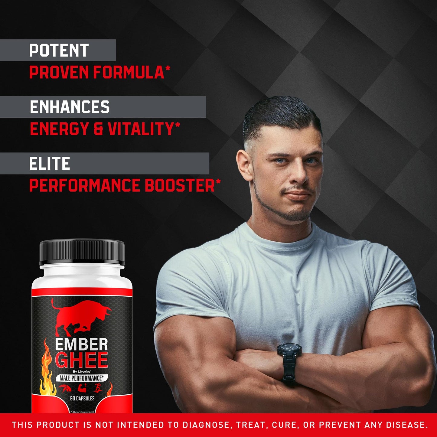 LIVORKA Ember Ghee Pills for Men Capsule 300 Capsules