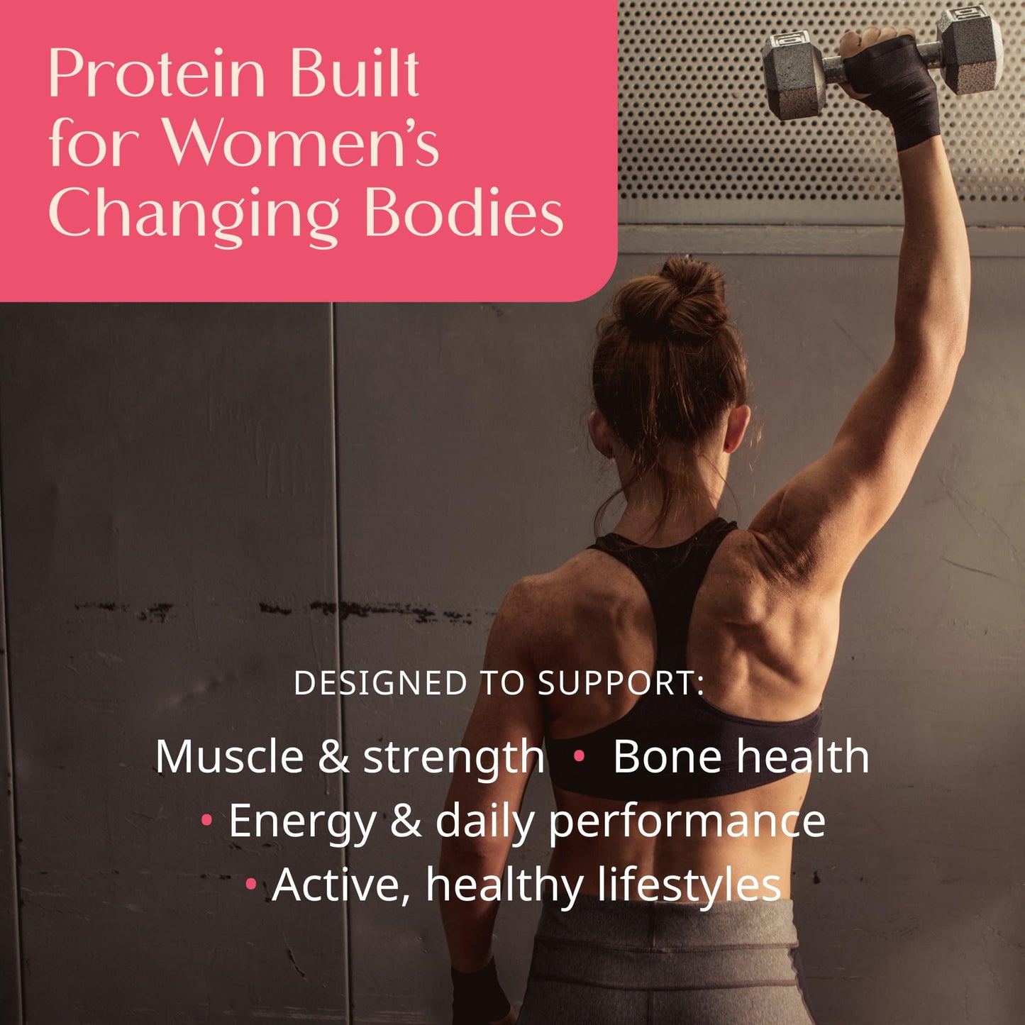Wellena Her Protein 3-in-1 Whey-Free Beef Isolate Formula with Creatine & Inositol – Grass-Fed Protein Powder – Dairy & Pea Free – Women’s Daily Nutrition, 1.87 lb