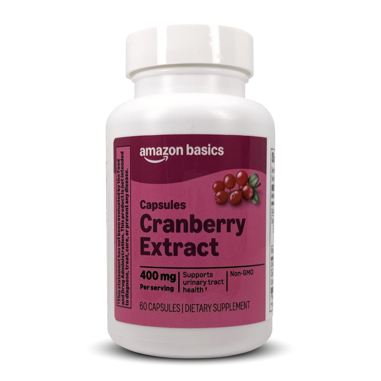 Amazon Basics Cranberry Extract Capsules, 60 Count
