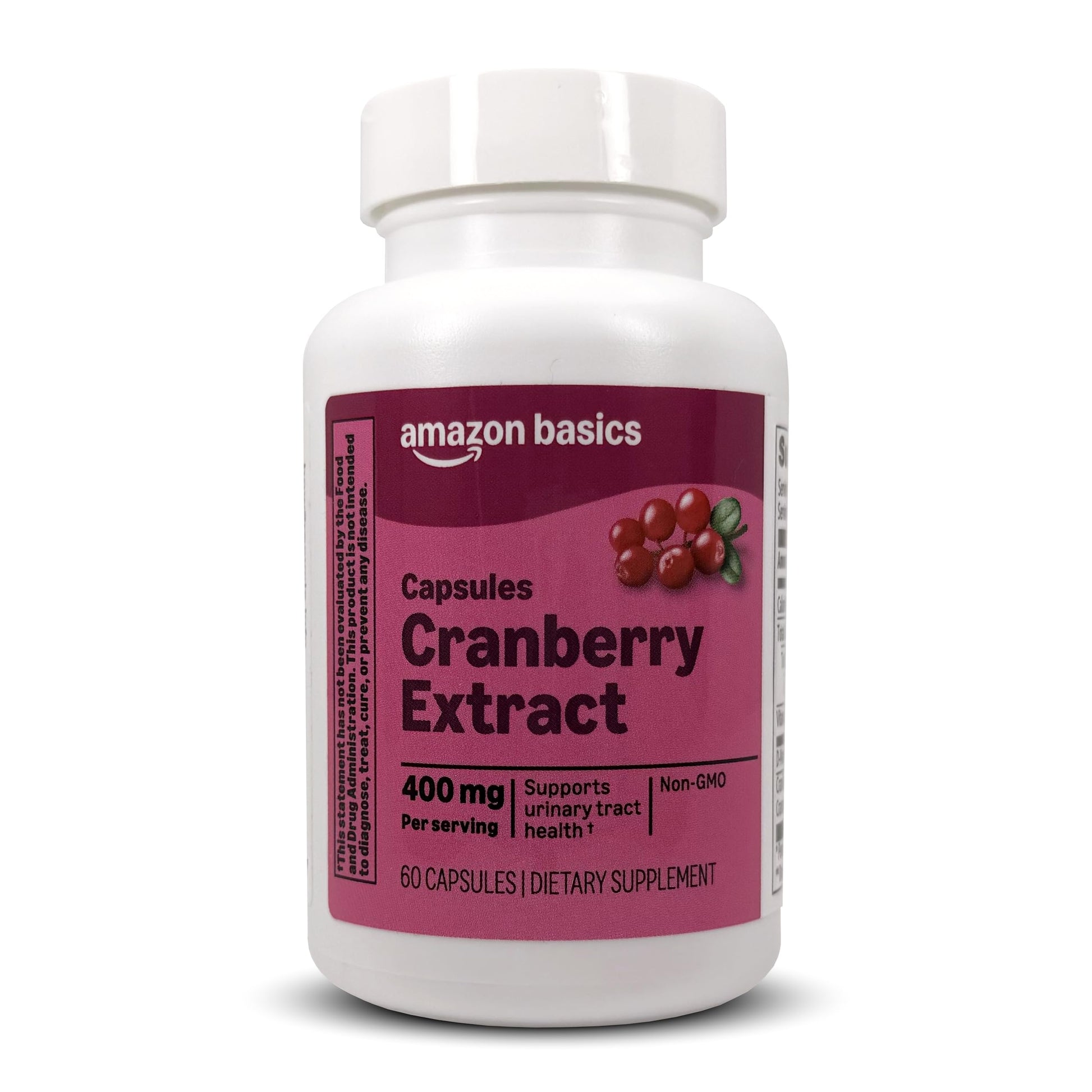 Amazon Basics Cranberry Extract Capsules, 60 Count