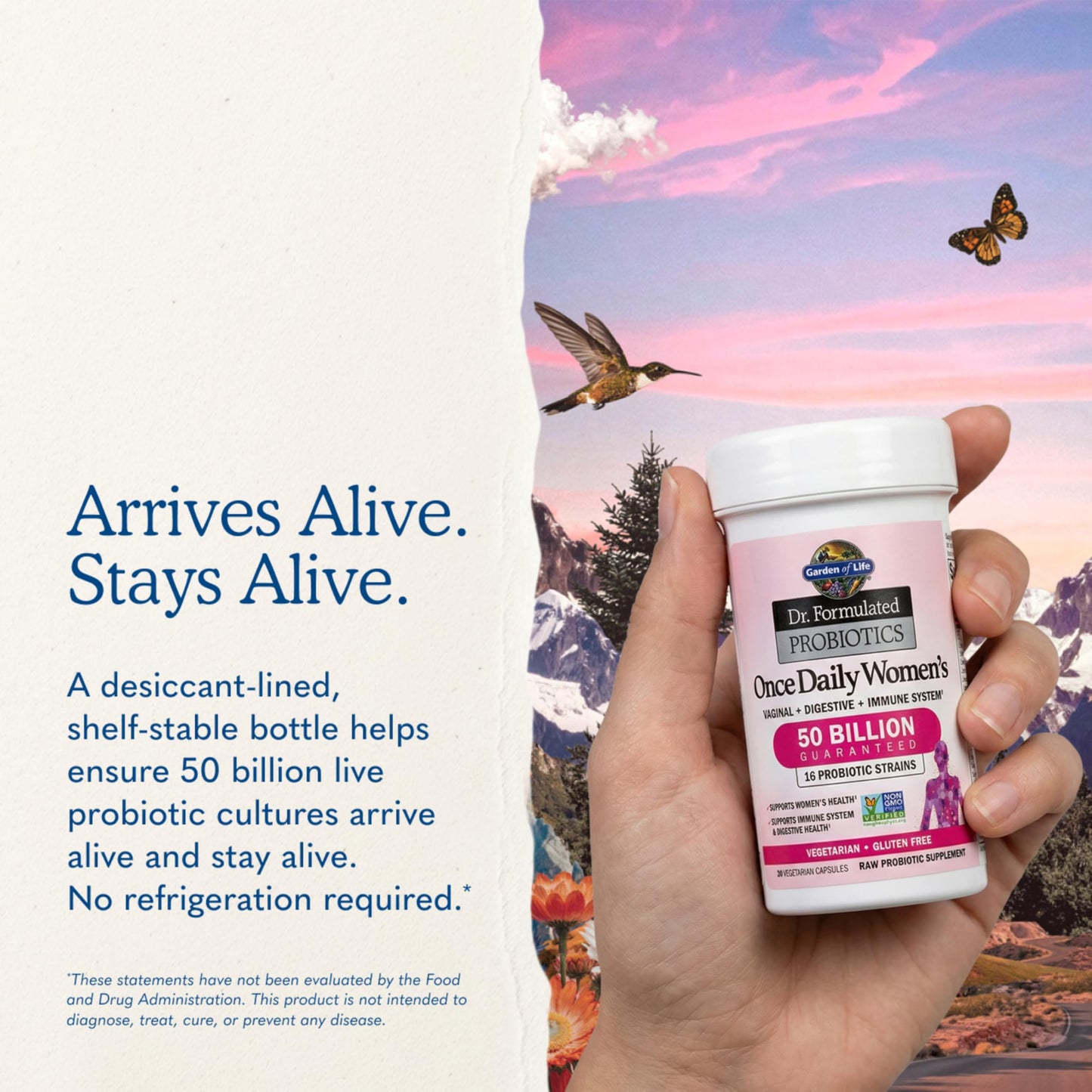 Garden of Life Once Daily Dr. Formulated Probiotics for Women 30 Capsules
