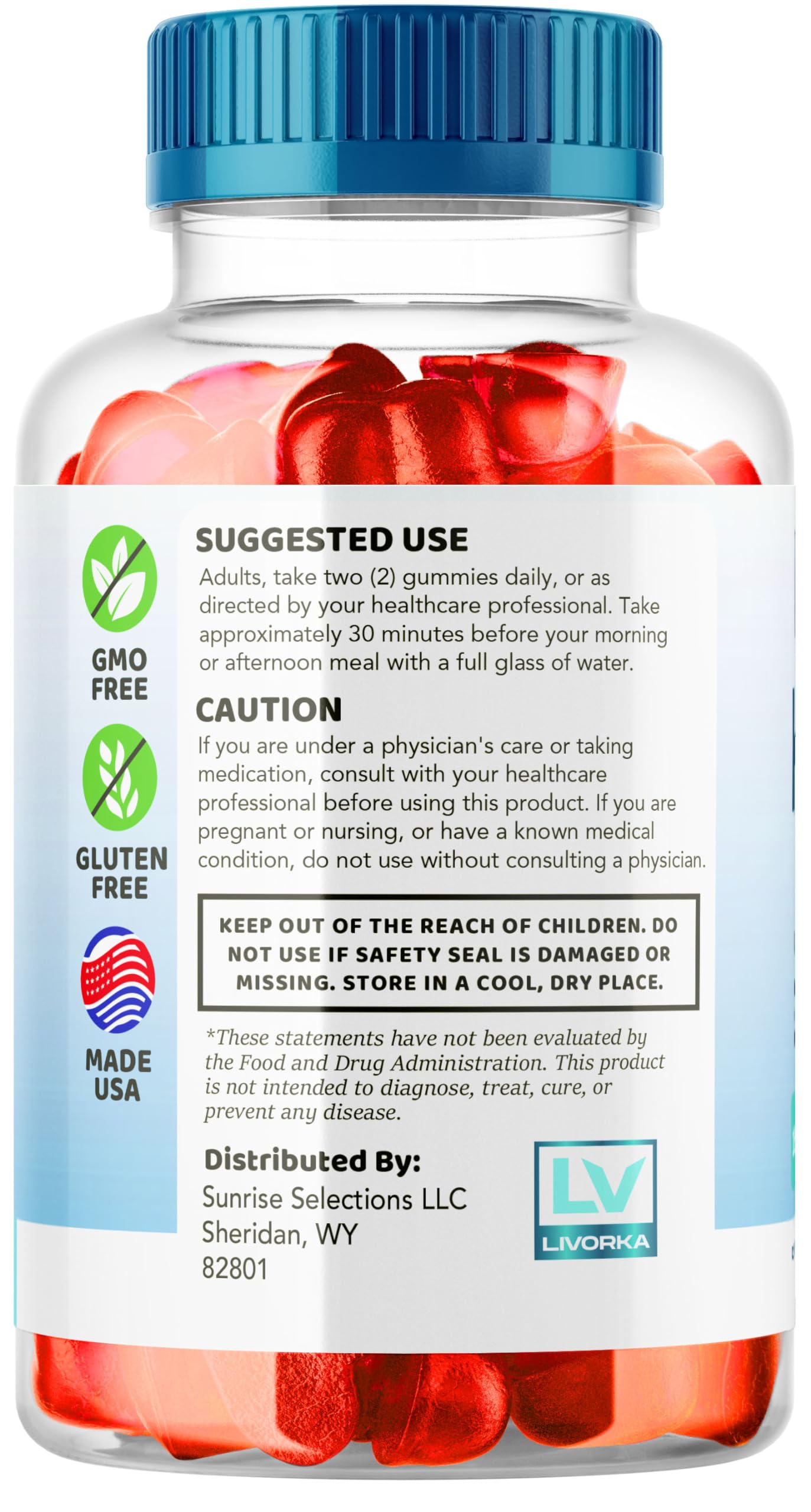LIVORKA Keto Genesis ACV Gummies 180 Gummies
