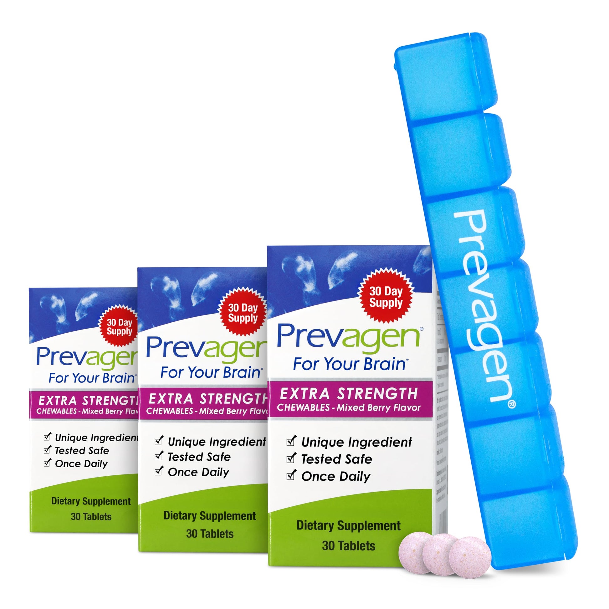 Prevagen Extra Strength Mixed Berry Chewable 90 Count