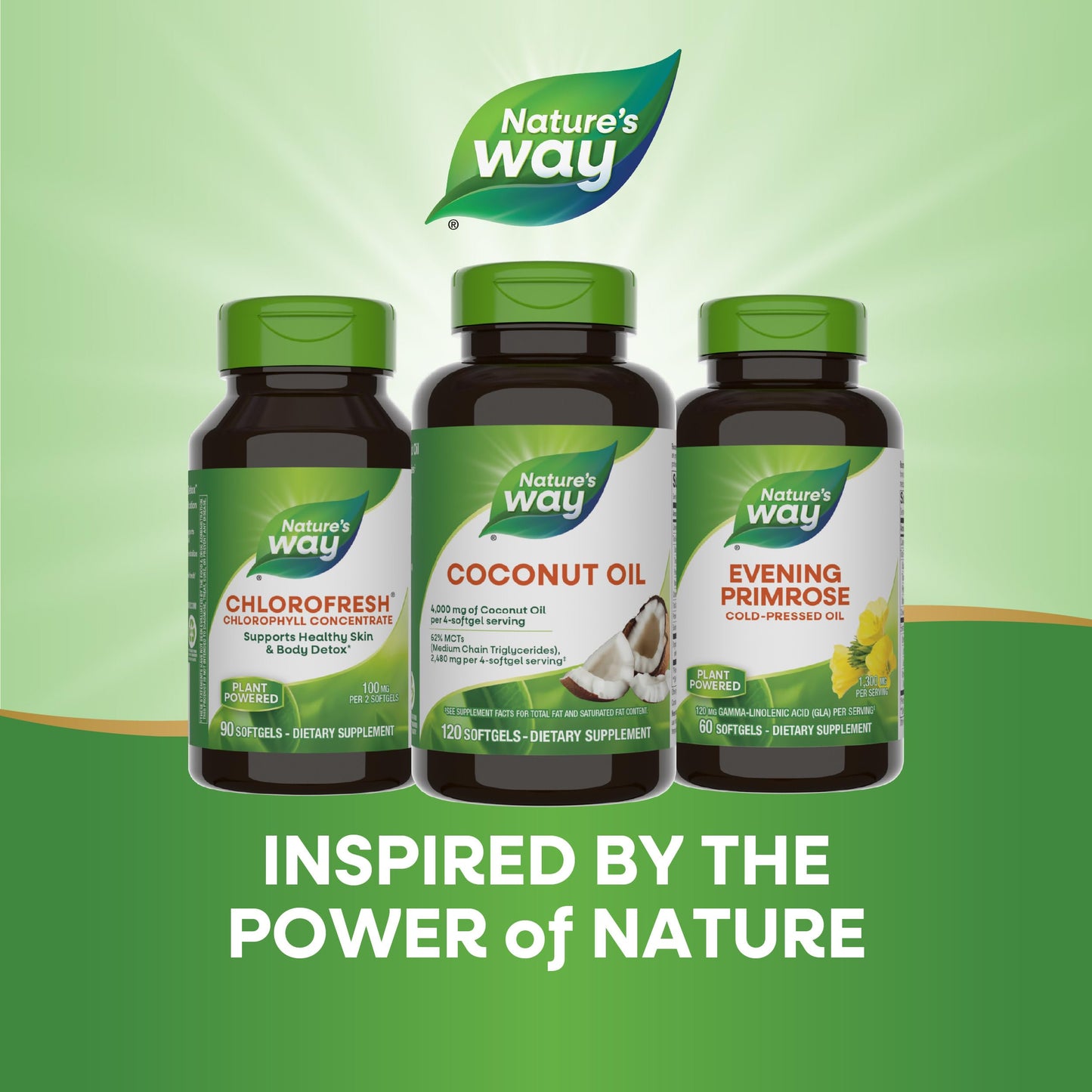 Nature's Way Coconut Oil Softgels 120