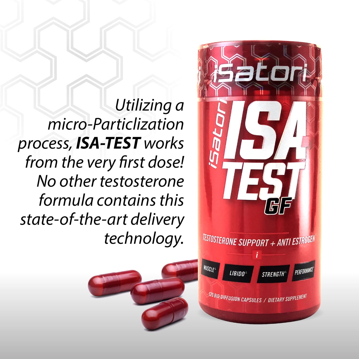 iSatori ISA-Test GF High Performance Capsules, 120