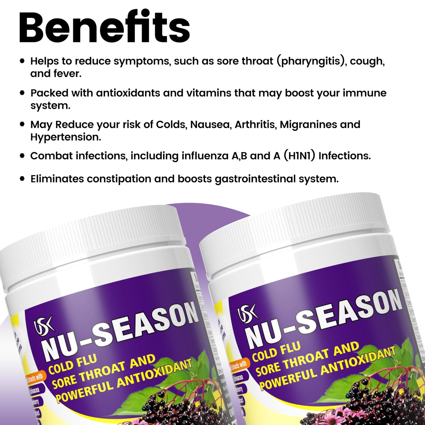 USK NU-Season Immune Support Supplement Powder 16 oz