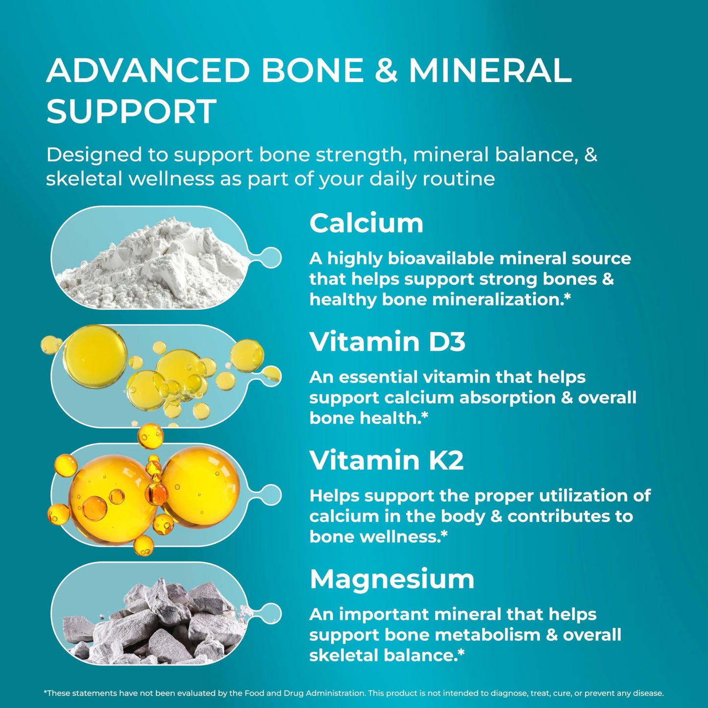PUREHEALTH RESEARCH Bone Health Formula Capsules 150