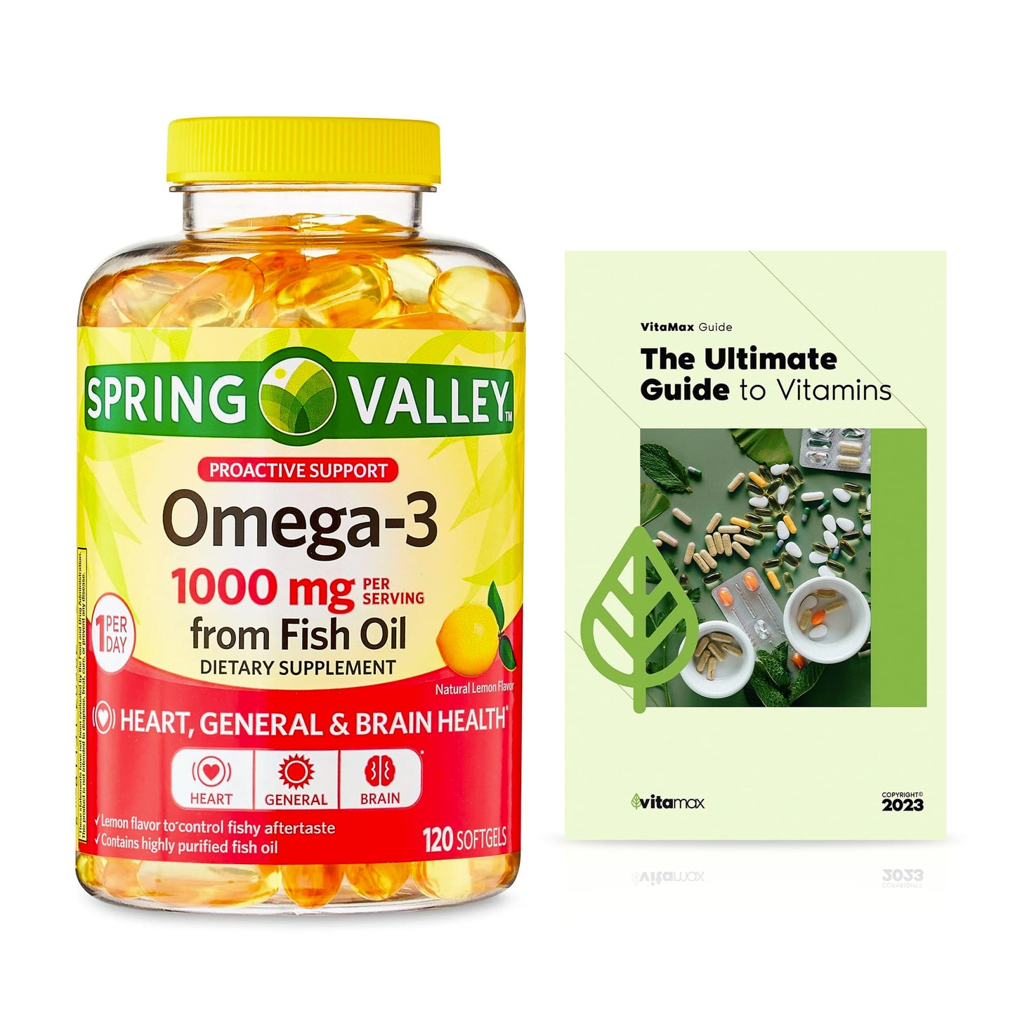 Generic Omega-3 from Fish Oil 1000 mg Softgels, 120 Count