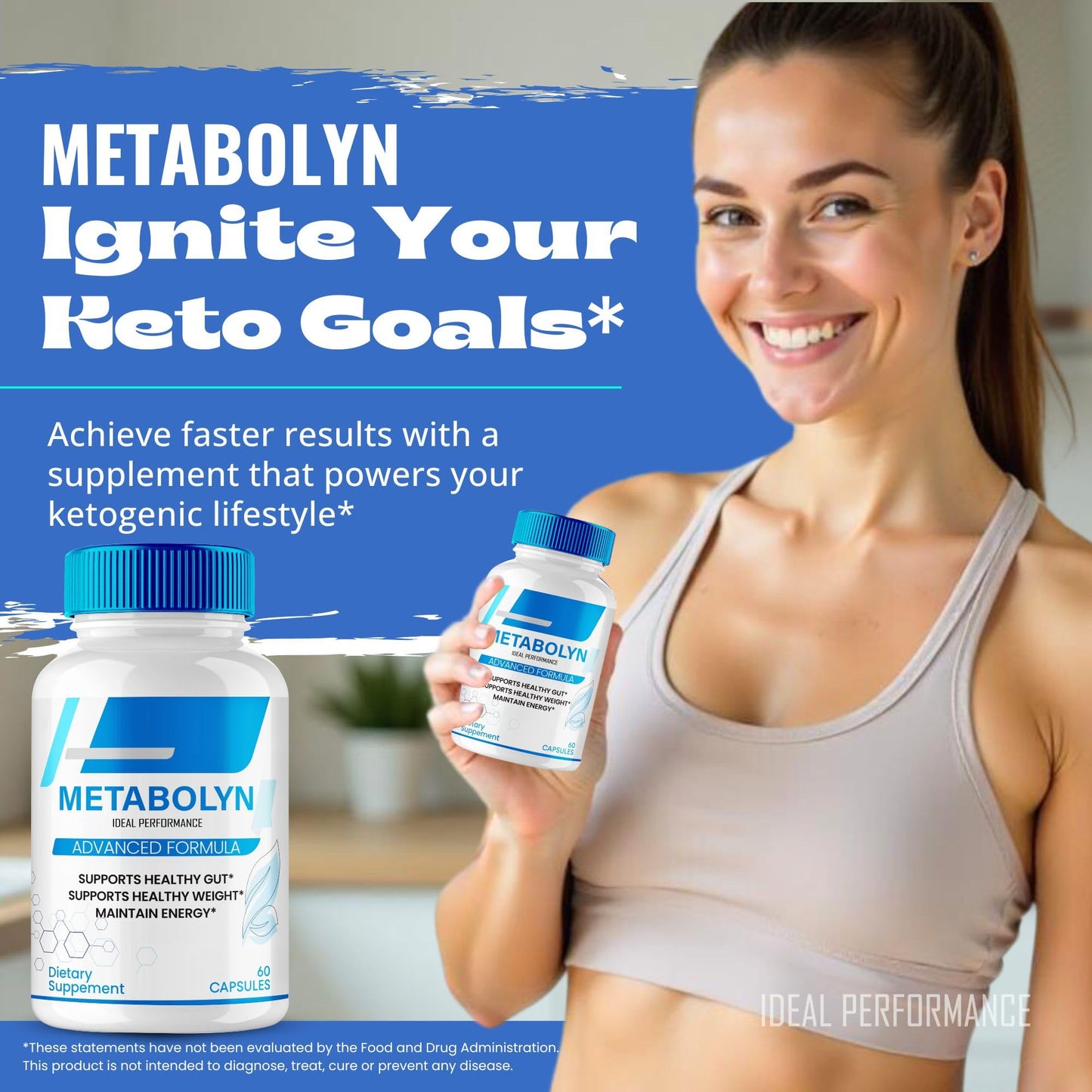 IDEAL PERFORMANCE Metabolyn Capsules, 120 Capsules