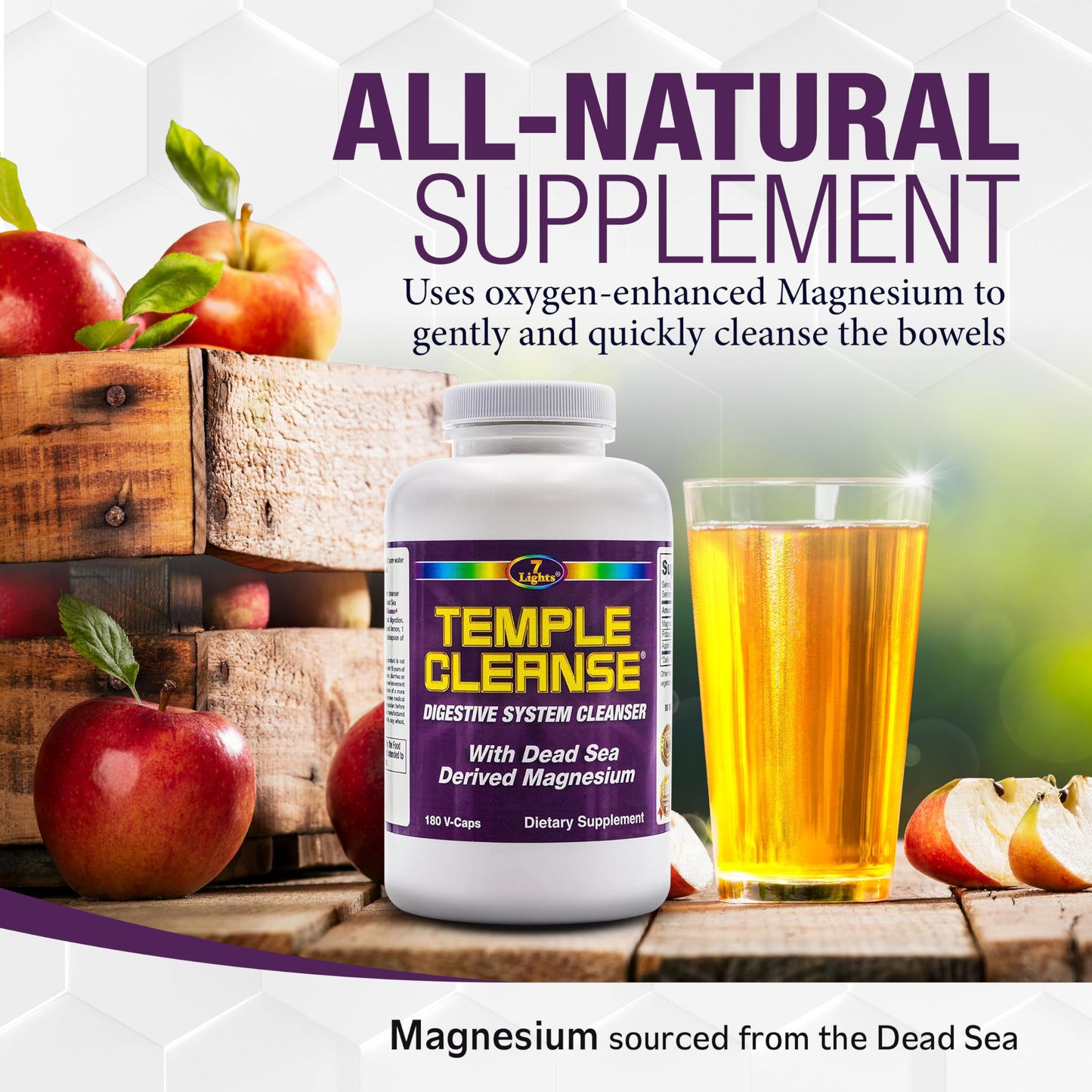 7 Lights Temple Cleanse Capsules 60 Count